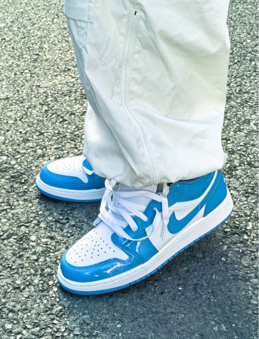 Nike Air Jordan 1 AJ1 LOW "Legend Blue" 漆皮 北卡藍 FZ2138114