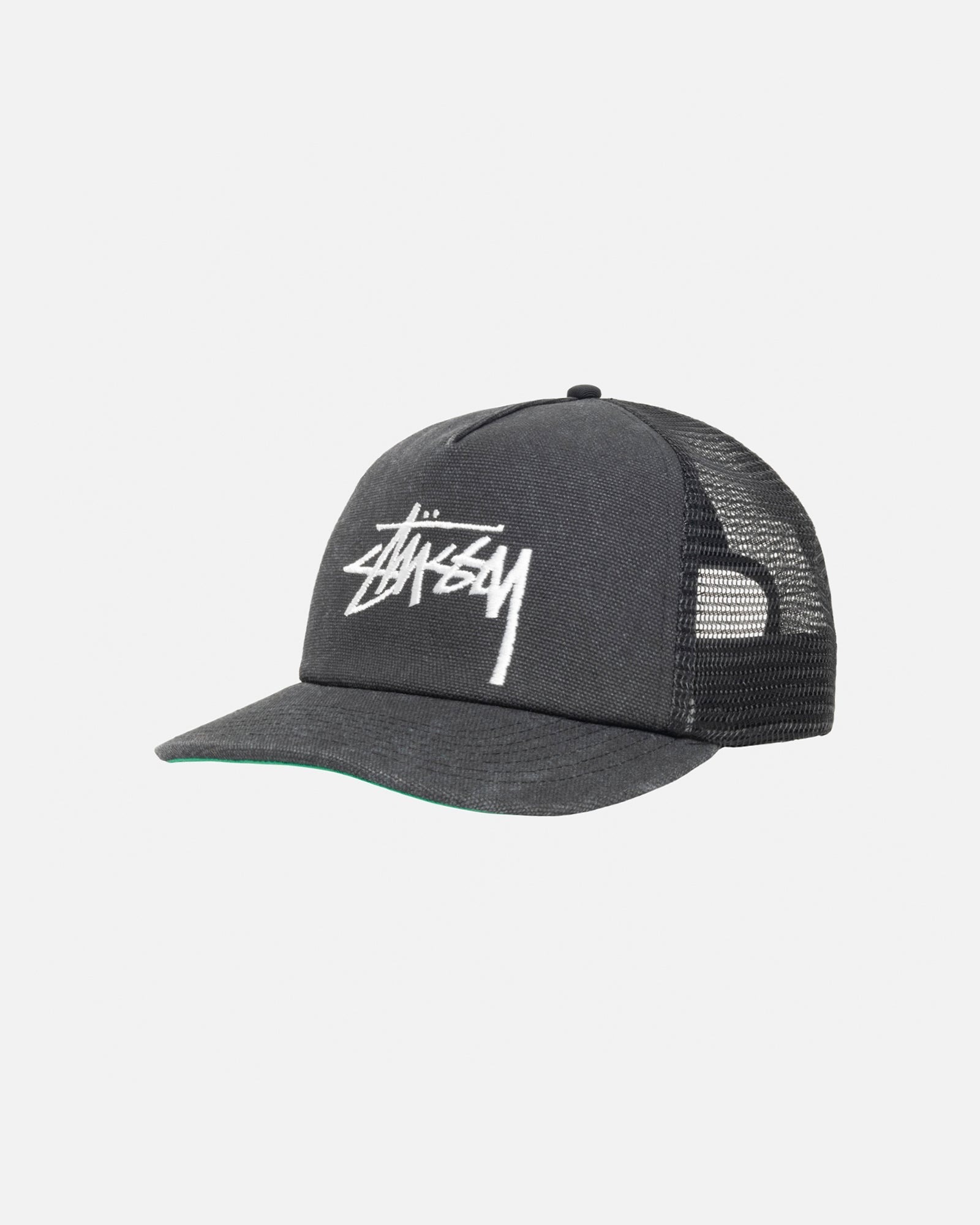 2024AW STUSSY MD BIG STOCK MESH CAP 水洗 字體 LOGO 帽子 卡車帽 網帽 現貨