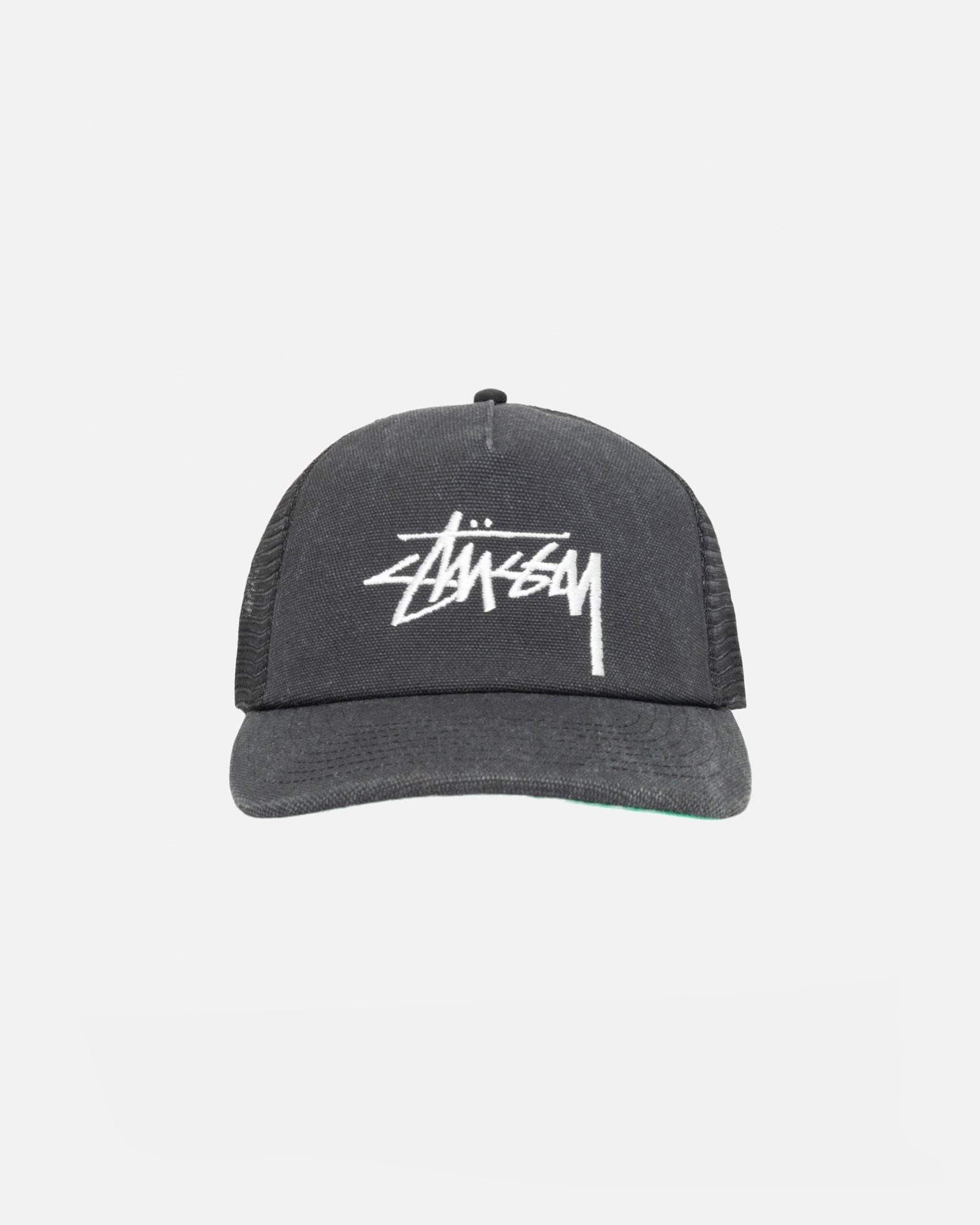 2024AW STUSSY MD BIG STOCK MESH CAP 水洗 字體 LOGO 帽子 卡車帽 網帽 現貨