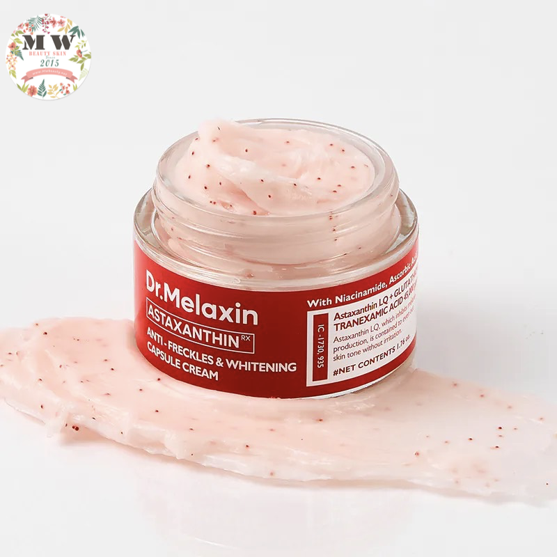 韓國 Dr. Melaxin 蝦紅素雙效淡斑美白膠囊面霜