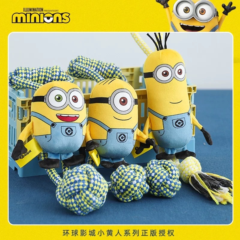 环球影城小黄人系列 MINIONS小黄人绳结玩具
