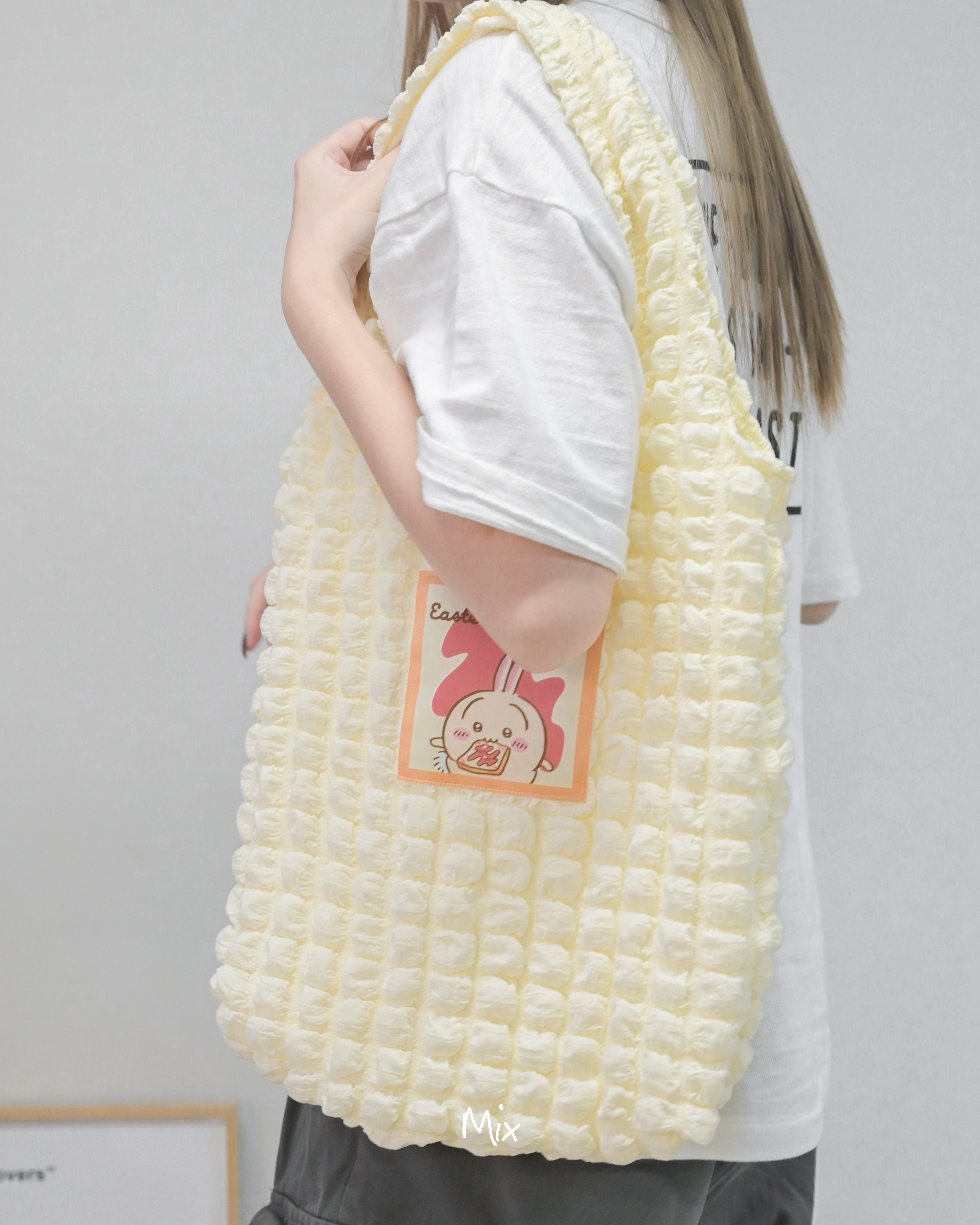 iSNEAKERS｜ 日本 Chiikawa 吉伊卡哇 爆米花雲朵肩背包