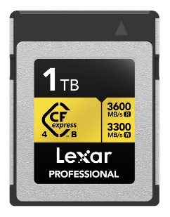 Lexar Professional GOLD CFexpress 4.0 Type B Card [R:3600 W:3300]