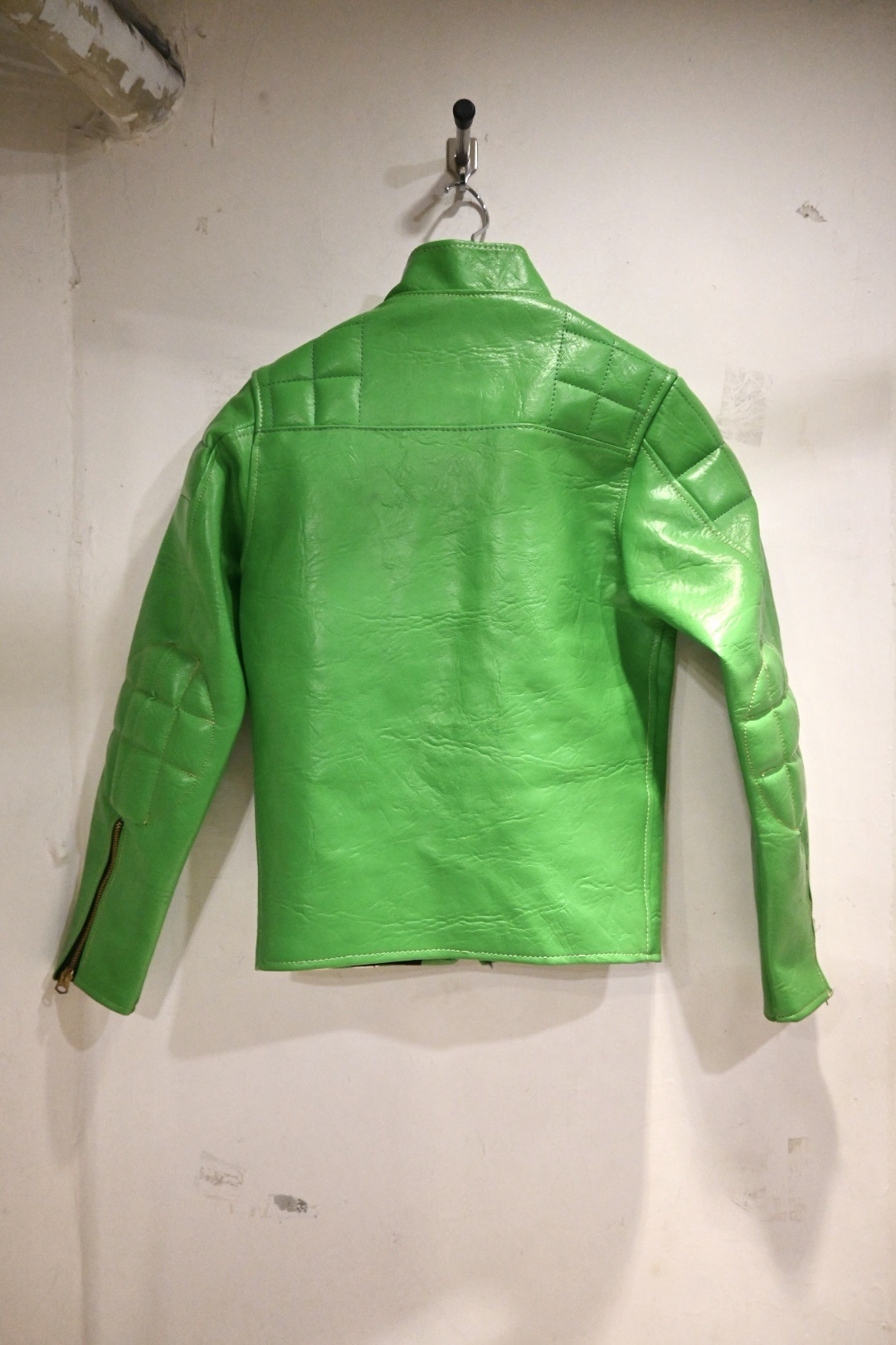 70s Fake Leather Racing Jacket