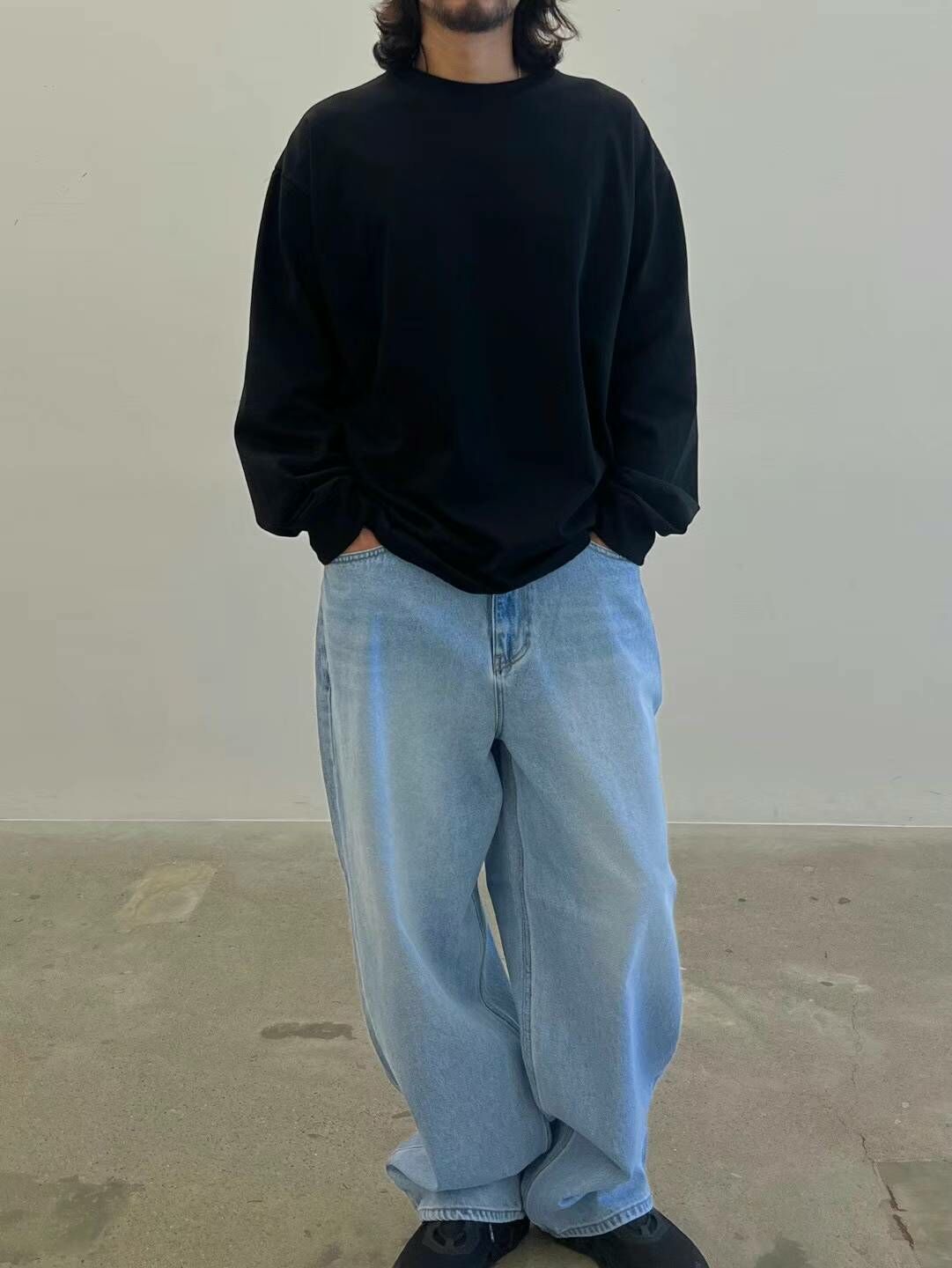圓領打底 百搭素色長袖上衣3color