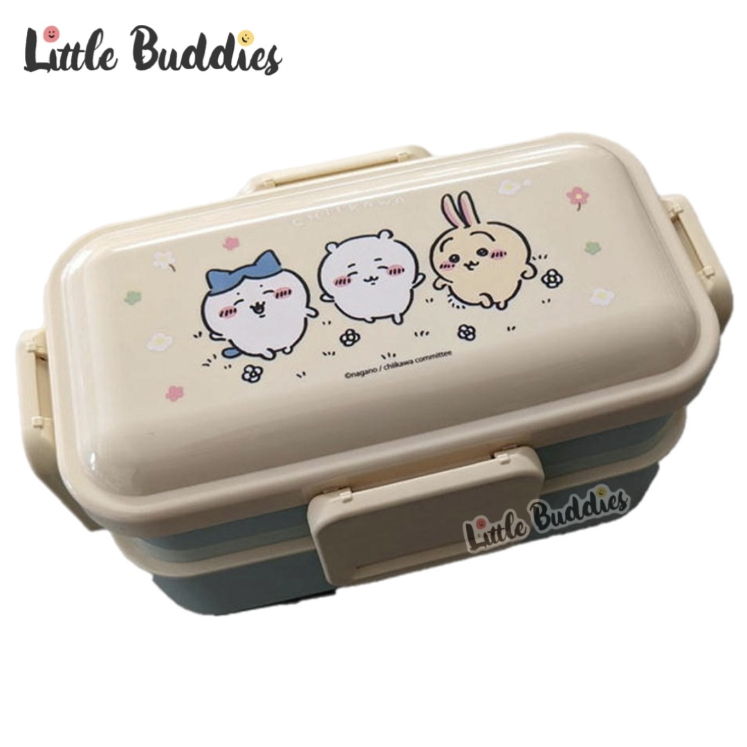 日本製 Skater Chiikawa 吉伊卡哇 雙層餐盒 600ml