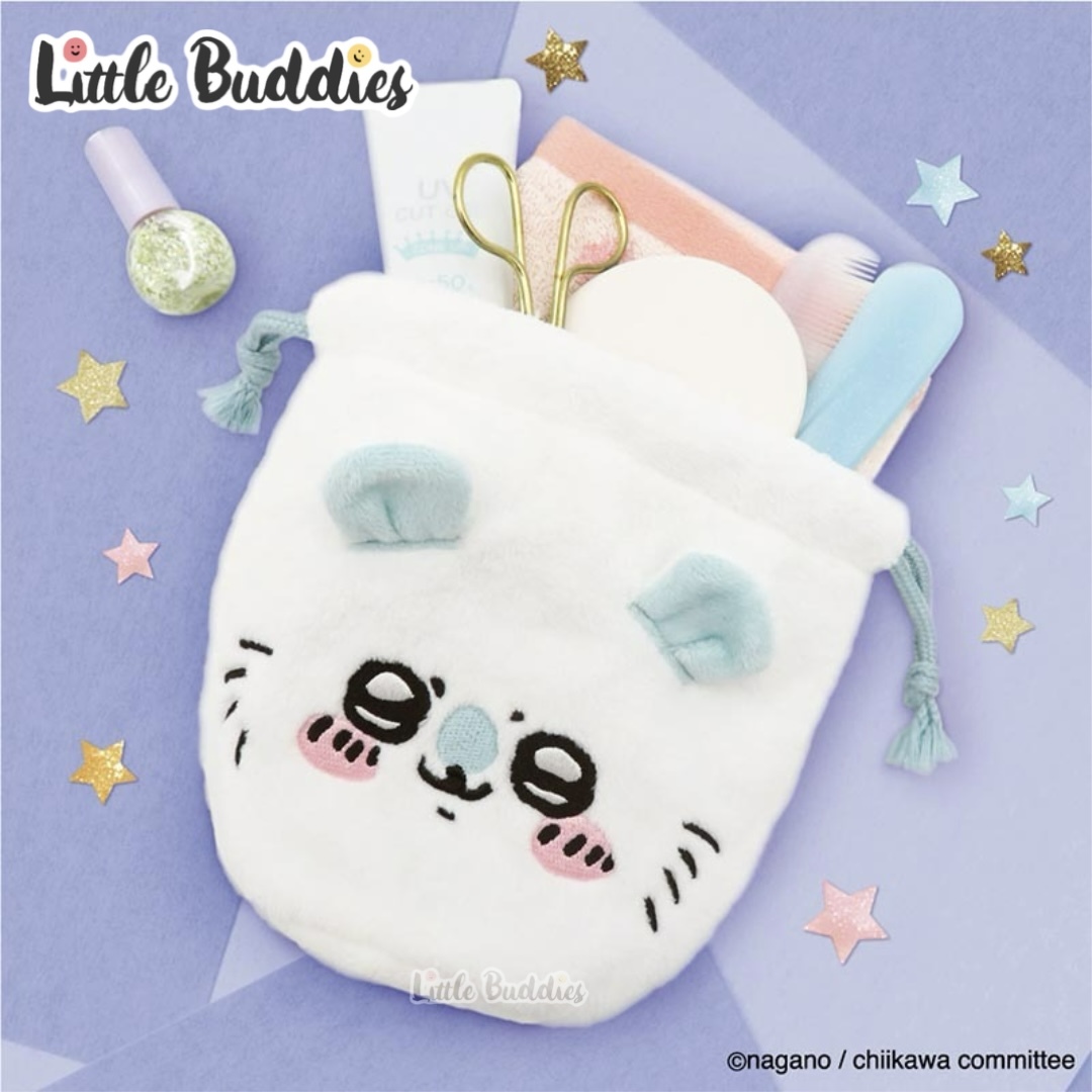 日本 Chiikawa 吉伊卡哇 毛巾料束繩袋