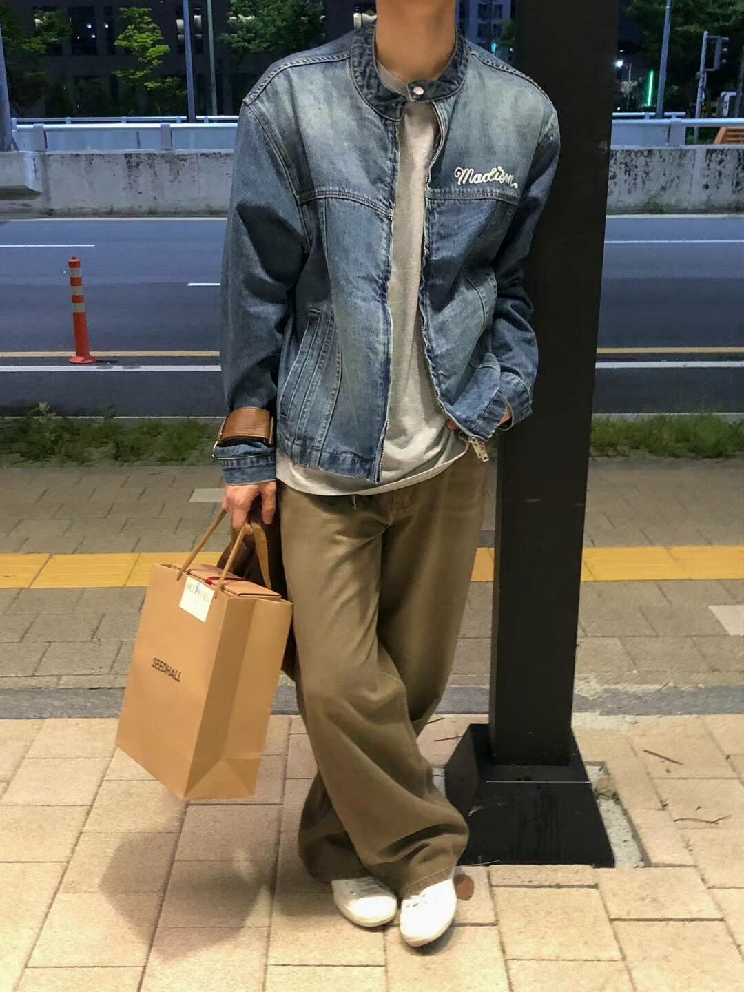 牛仔騎士短夾克 2color