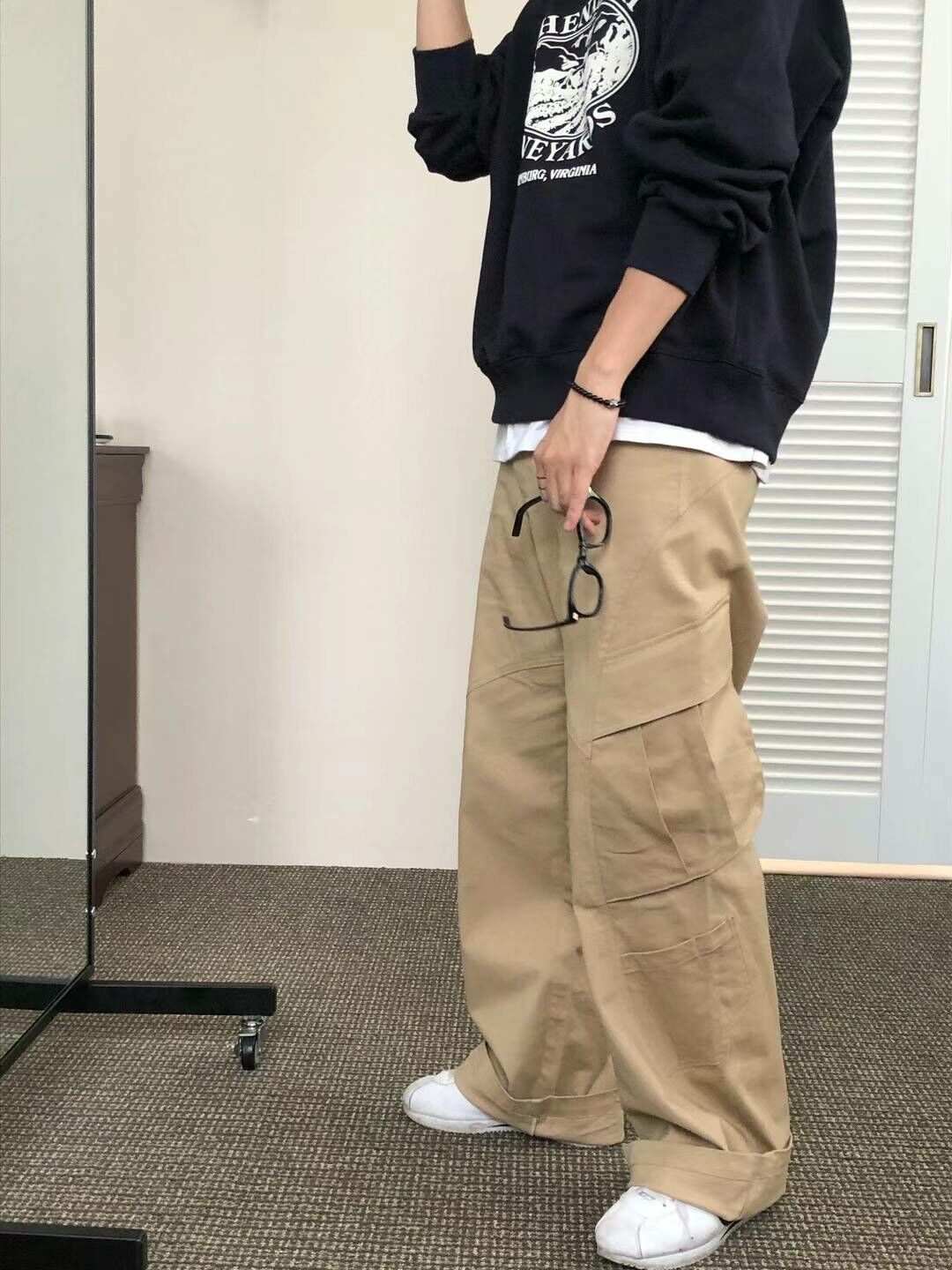直筒工裝褲