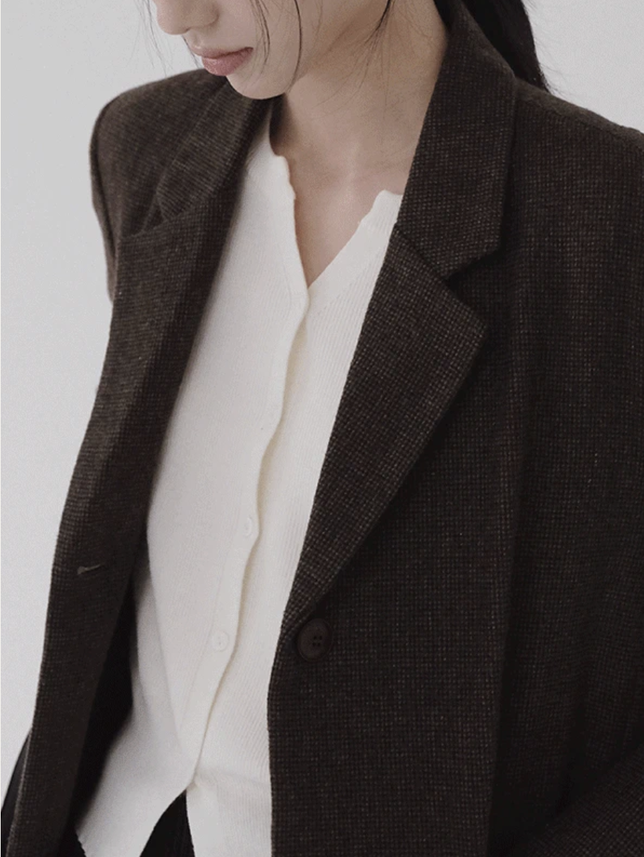 預訂｜SLOWAND #SLOWMADE Modern Classic Check Jacket (One Color)