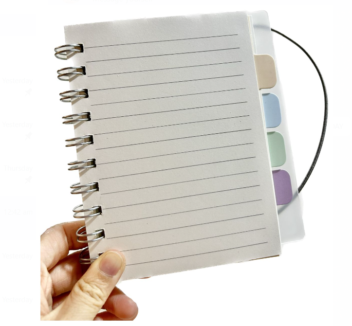 线圈线条笔记本