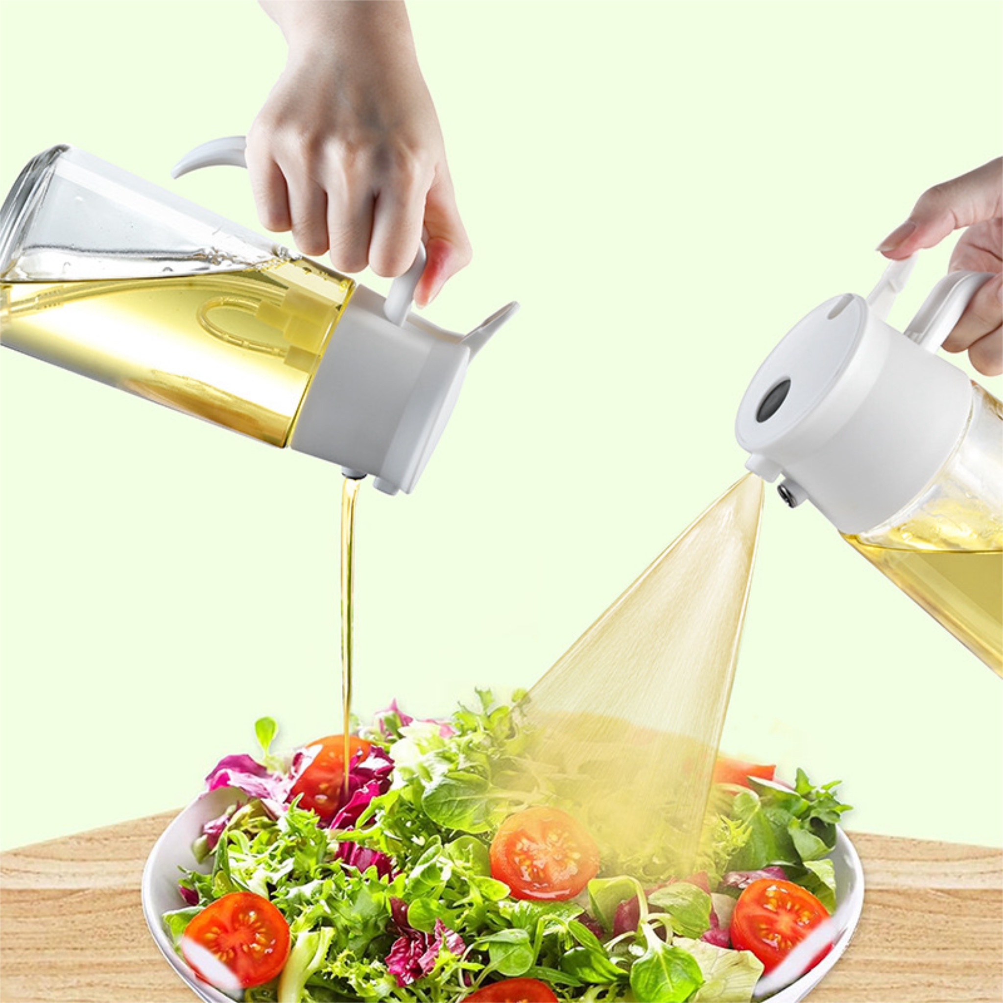 【客製】二合一廚房噴/倒油瓶