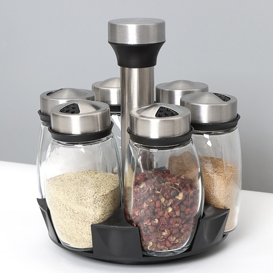 【客製】廚房調味瓶旋轉座