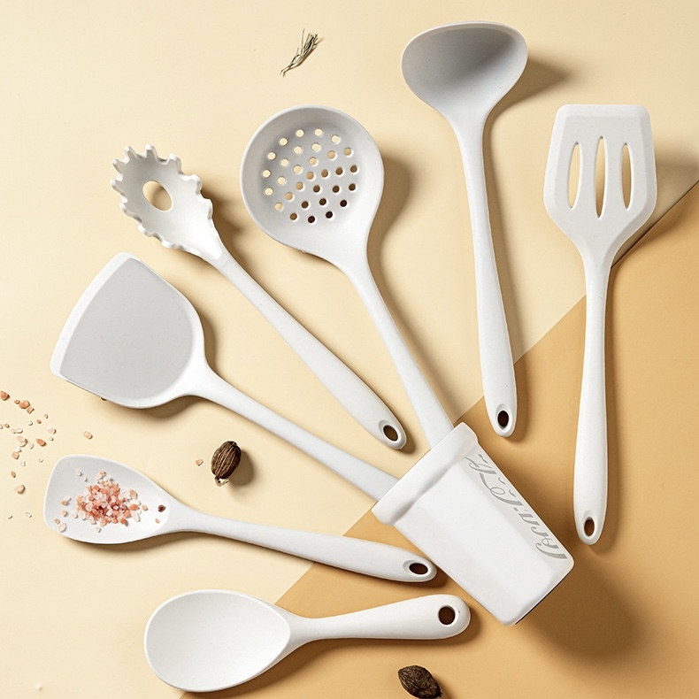 【客製】不沾鍋專用矽膠湯勺