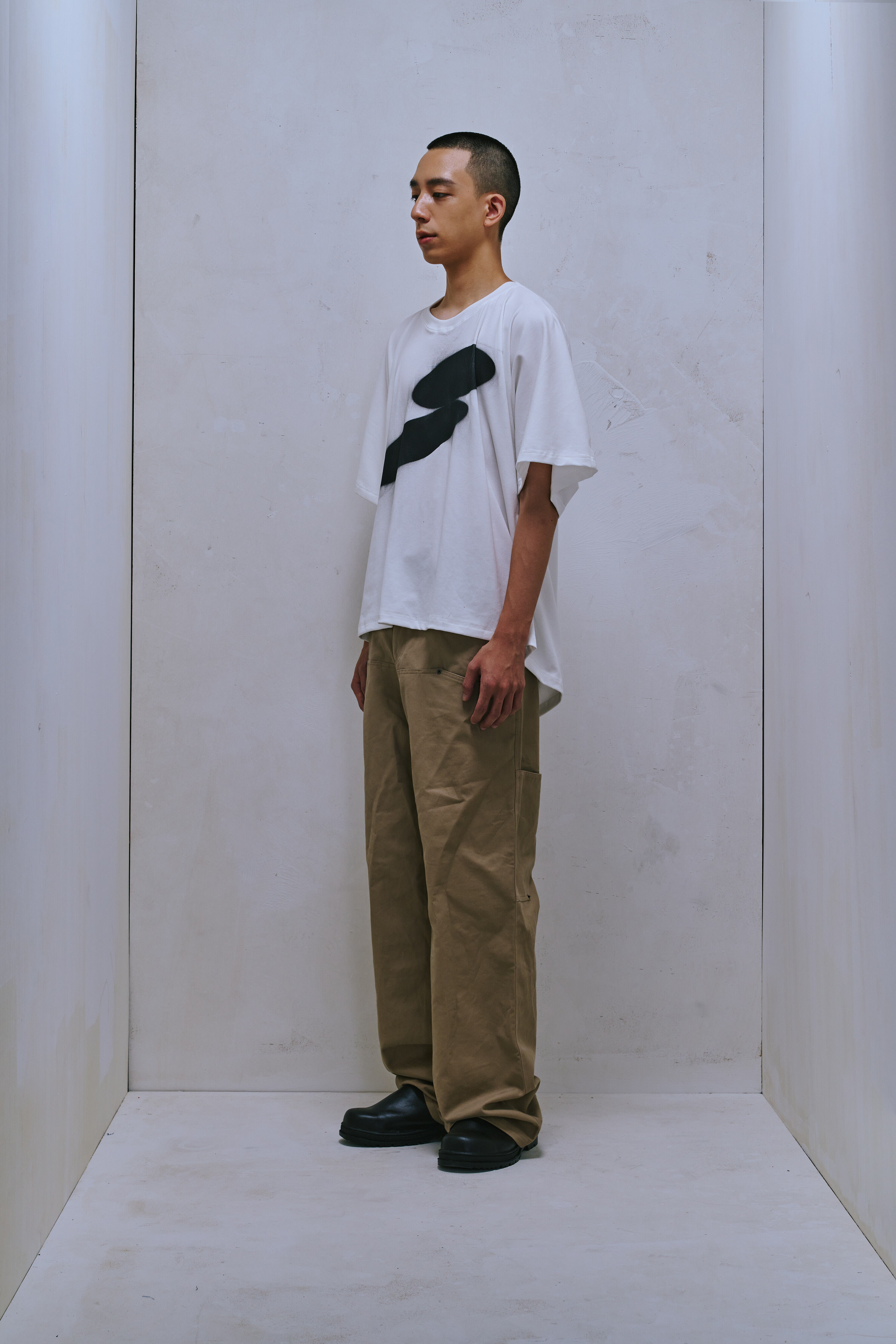 TWILL STRAIGHT-LEG “24/7” CHINO PANTS