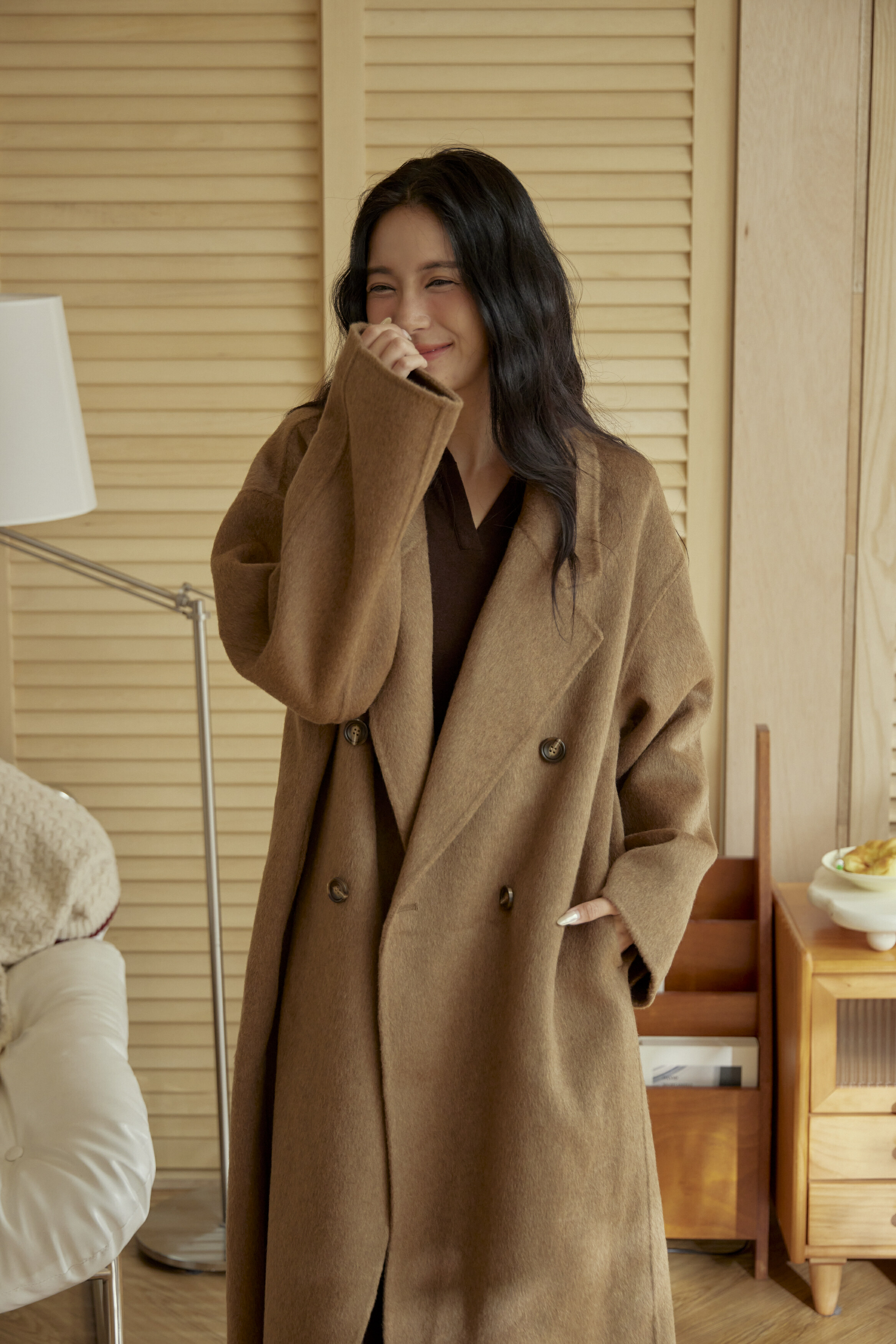 FY24經典100%羊毛大衣