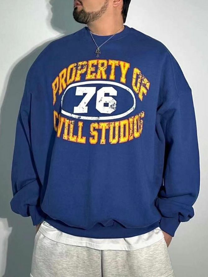 淨色英文字衛衣 COVILL-088T