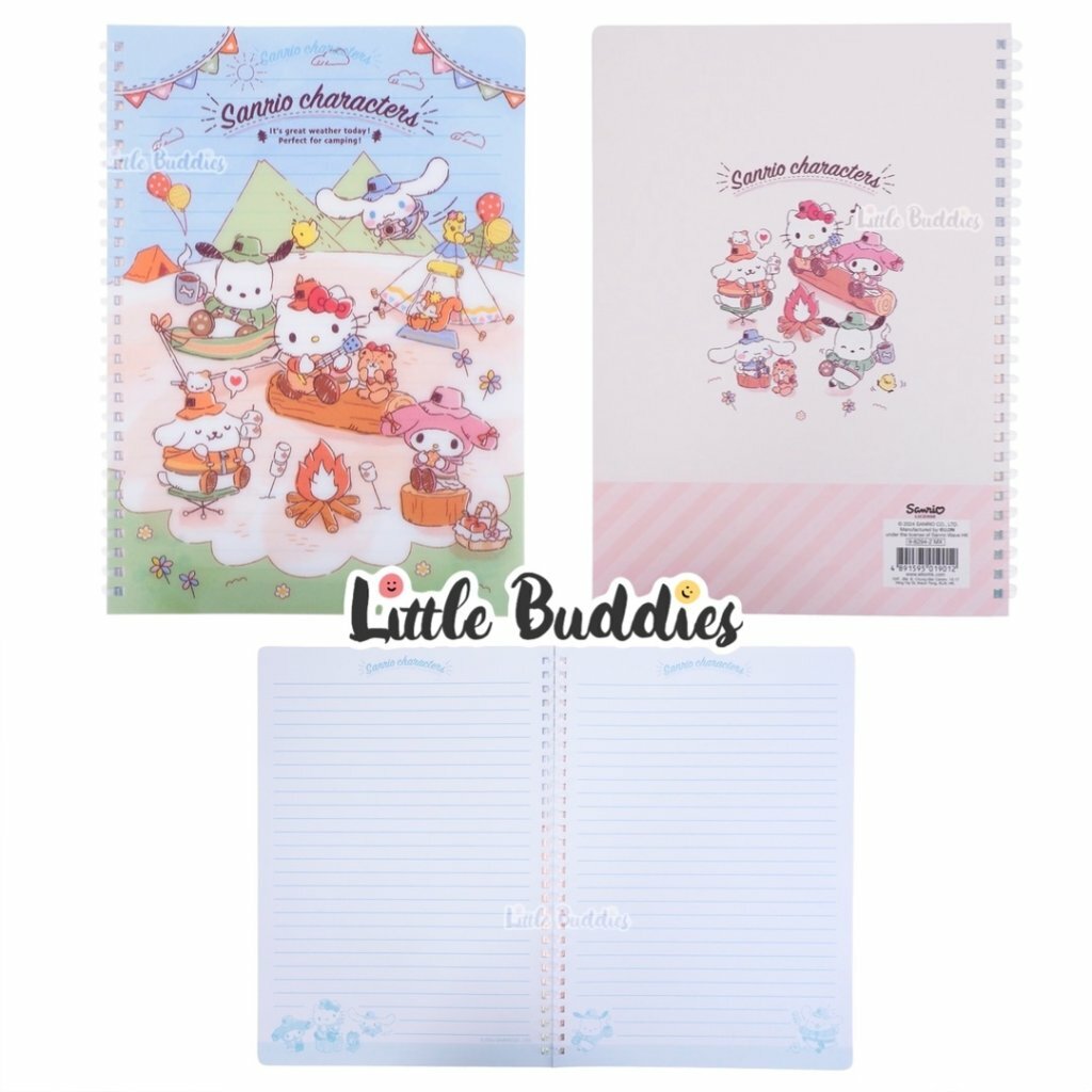 Sanrio B5軟線圈簿