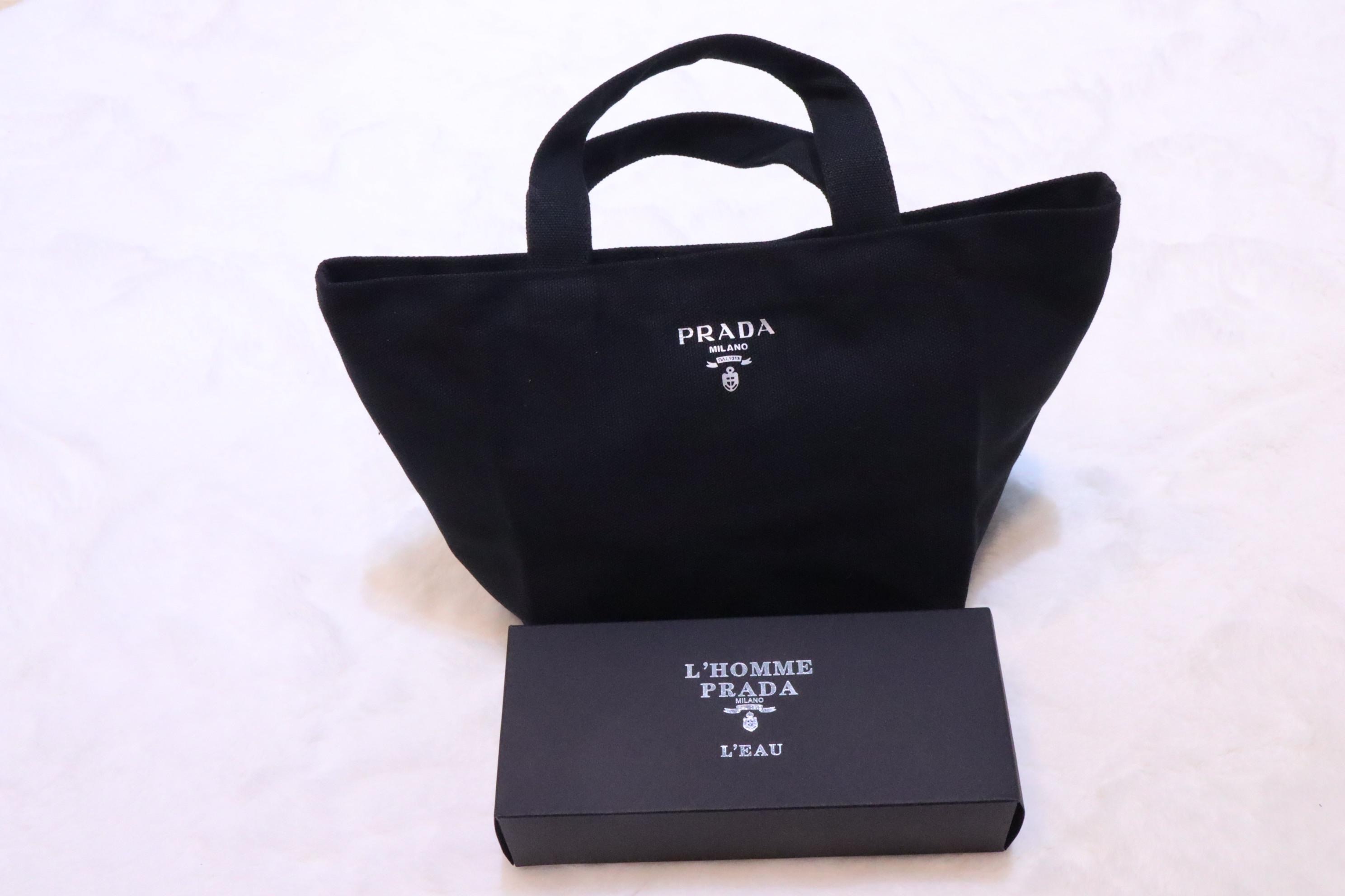 Prada 飯袋包🖤💙 （黑色/藍色）