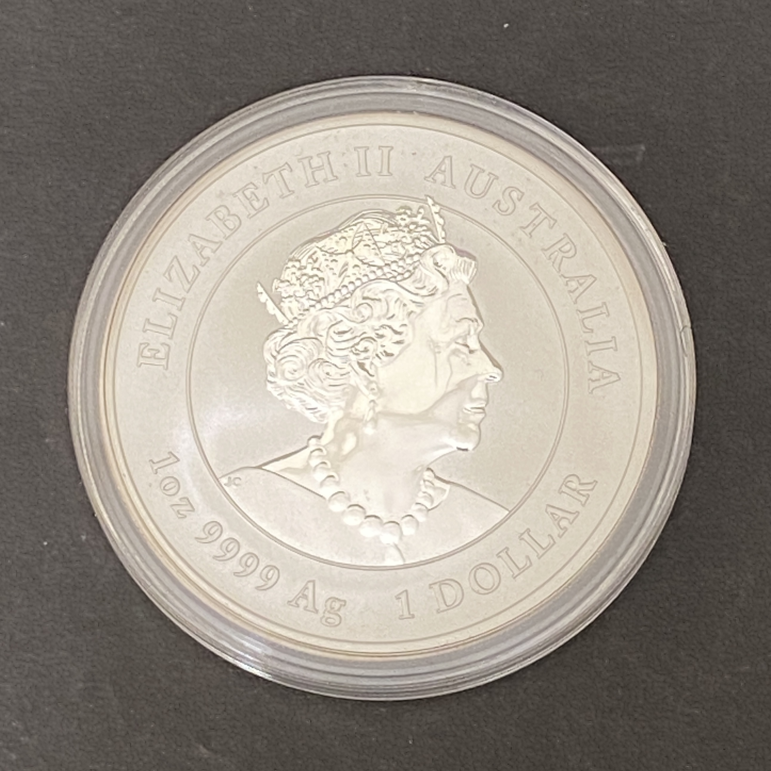 2023 Australian 1 Oz Year of the Rabbit (Third Series) Silver Coin (with Dragon Privy Mark)