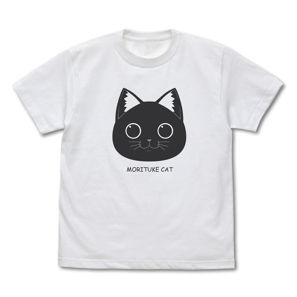 Cospa 0512 サブの「MORITSUKE CAT」 Tシャツ [TVアニメ「ラーメン赤猫」] WHITE