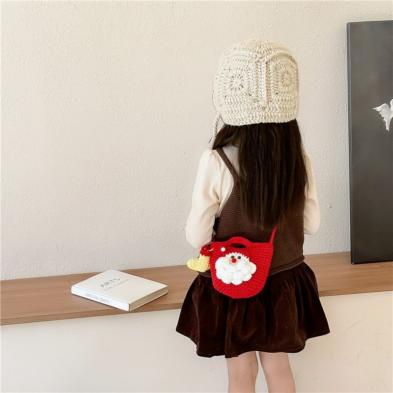 許願款!編織聖誕南瓜小包