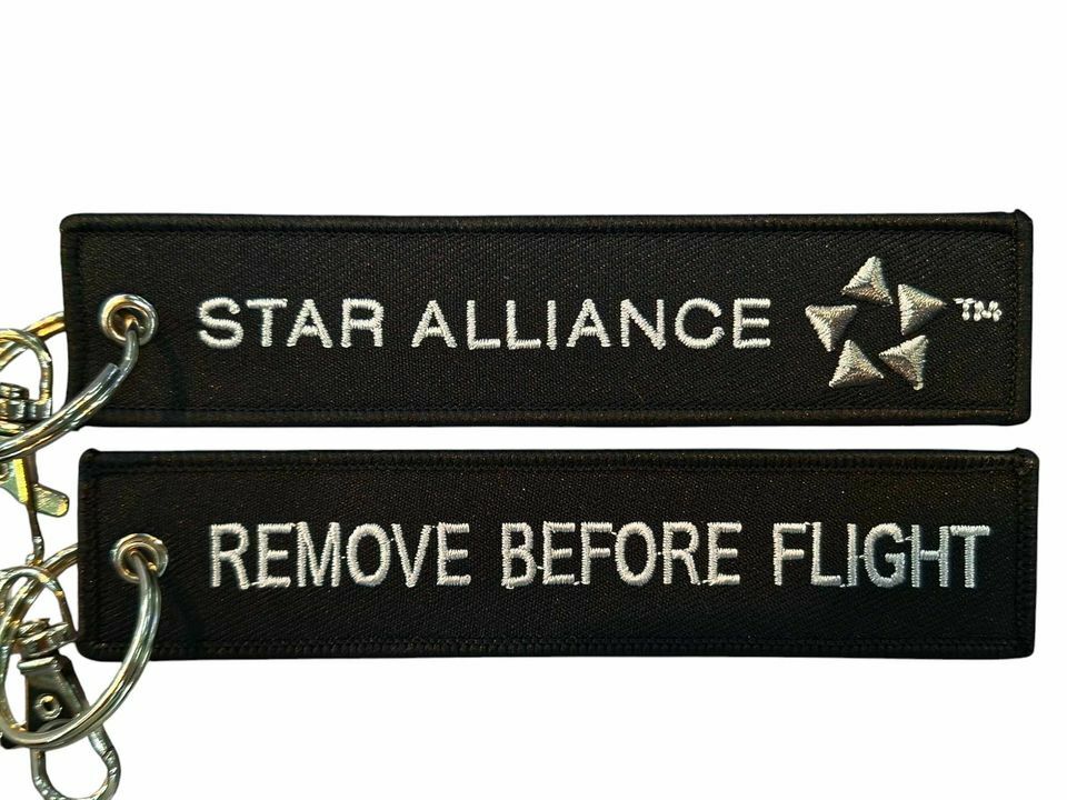 STAR ALLIANCE 星空聯盟 飛行前拆除鑰匙圈