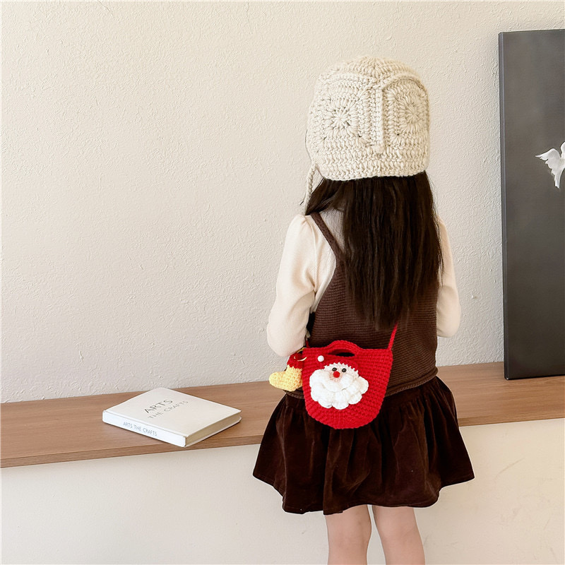 許願款!編織聖誕南瓜小包