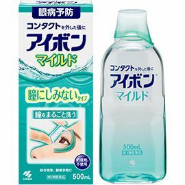 日本 小林製藥 溫和洗眼液 500ml｜眼部清潔・舒緩乾澀・去除灰塵與異物感