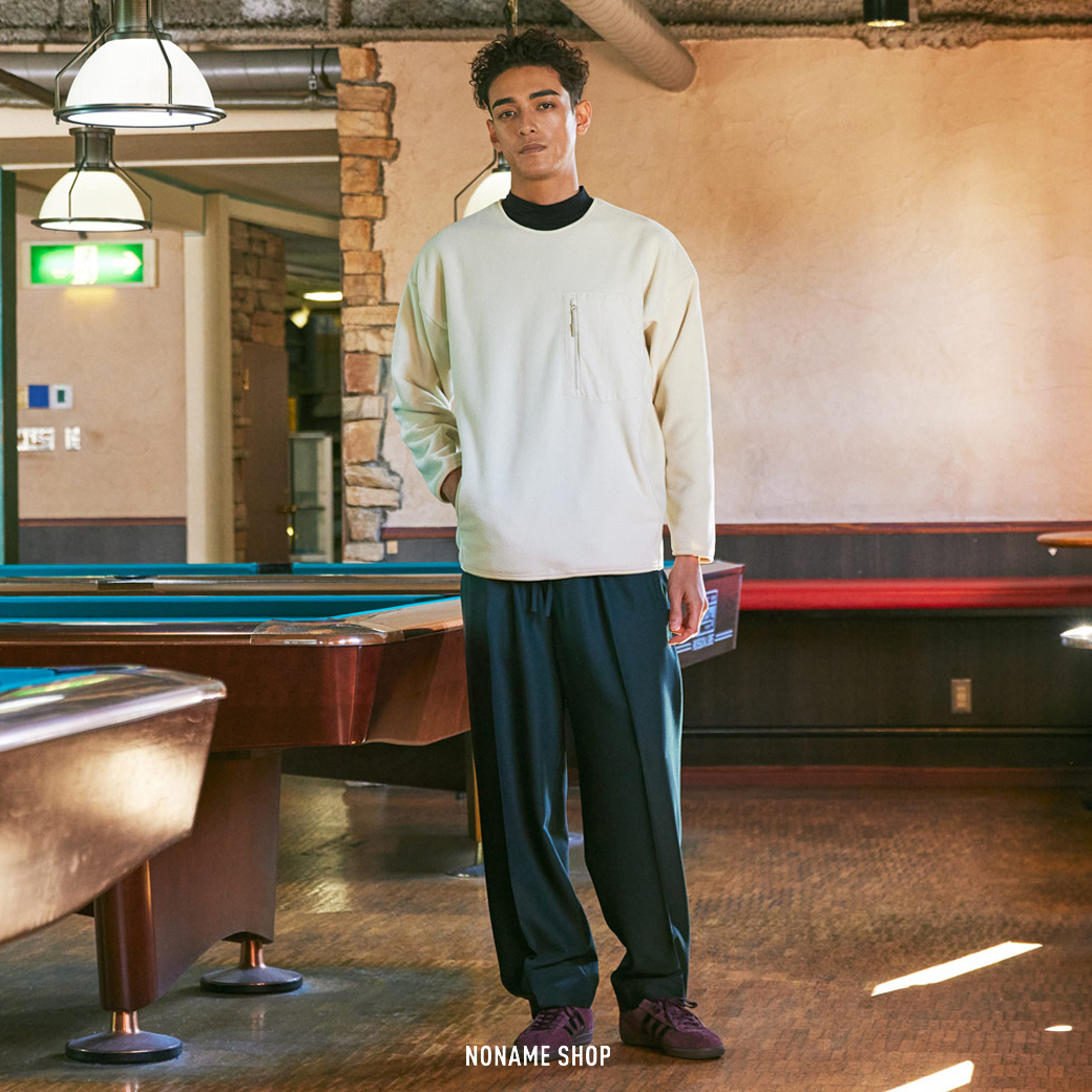 UNITED ATHLE UA 7098 超細 搖粒絨 拉鍊口袋 長T 兩色 (男款)