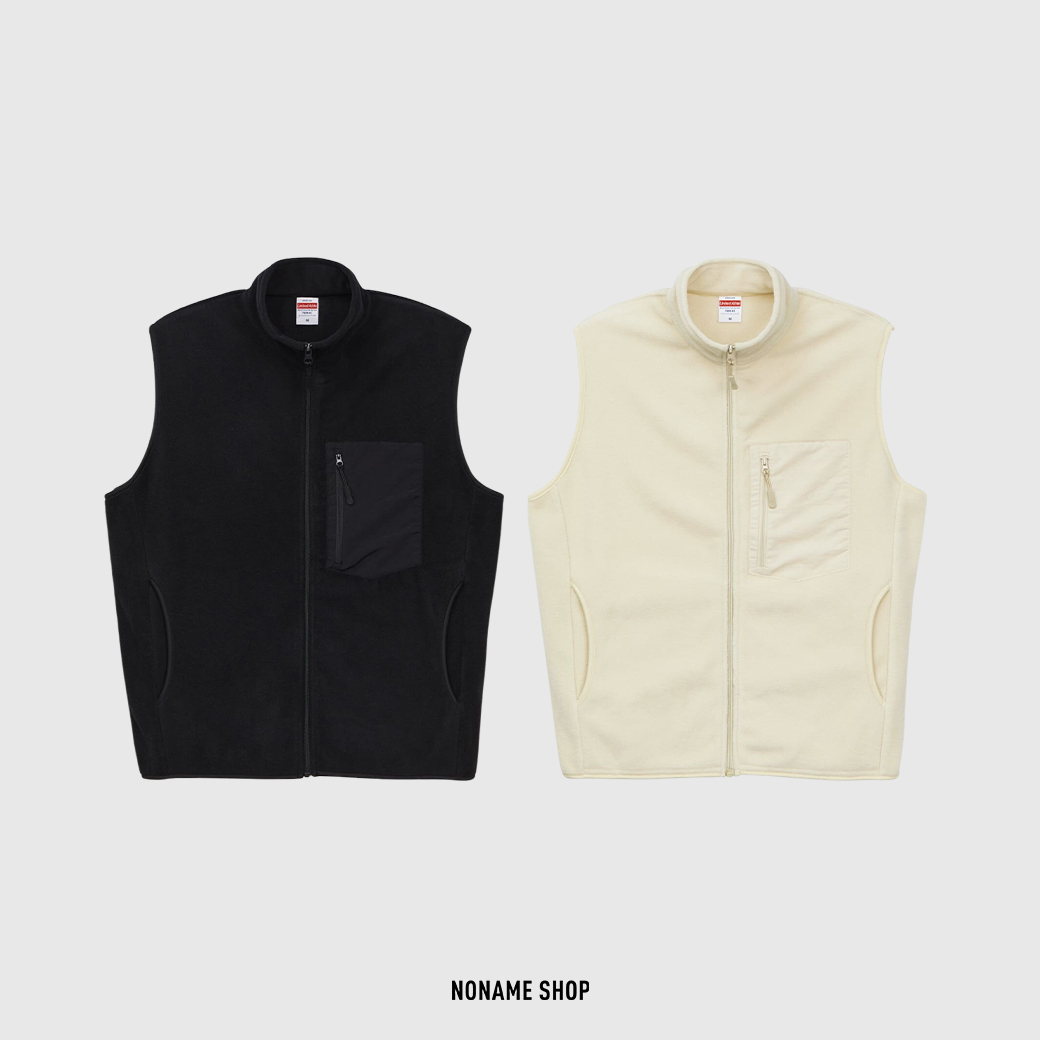 UNITED ATHLE UA 7098 超細 搖粒絨 拉鍊 背心 保暖 兩色 (男款)