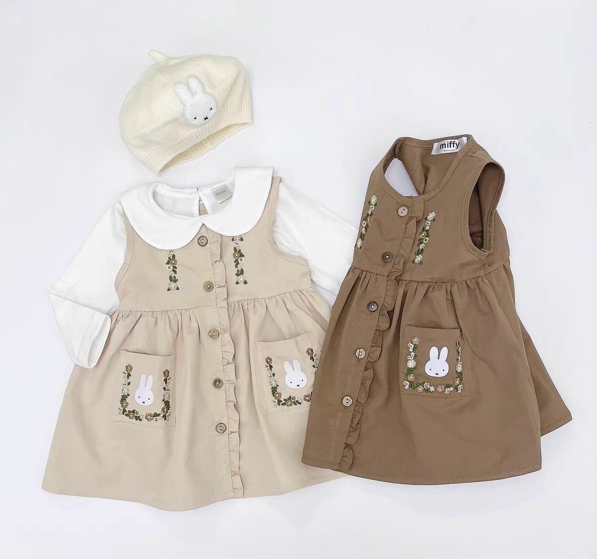 miffy美拉德色系連衣裙