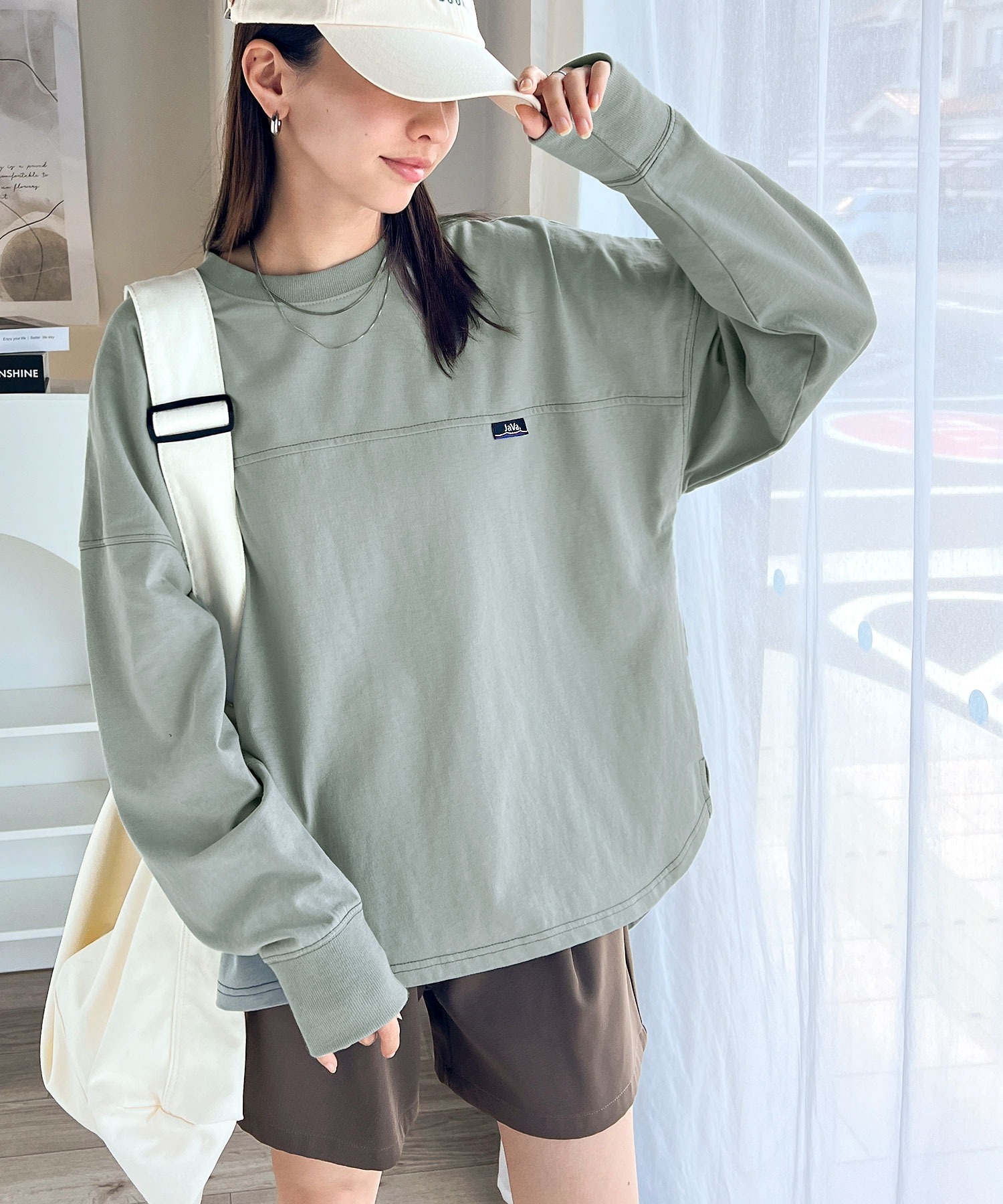 🇯🇵 日系品牌 JAVA 拼接 素T 長袖 薄長袖 足球長袖 男女 / 現貨