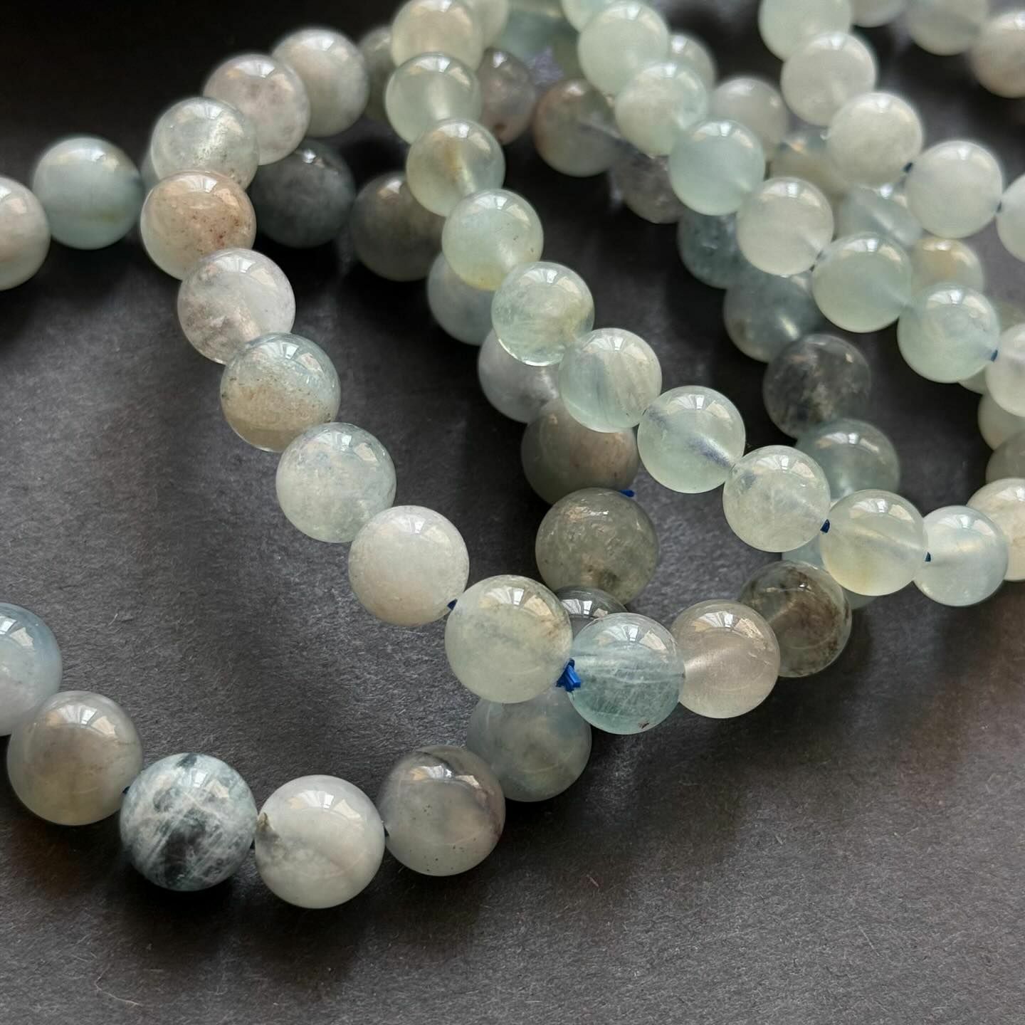 [原石] 海藍寶 水晶手串 等級普通