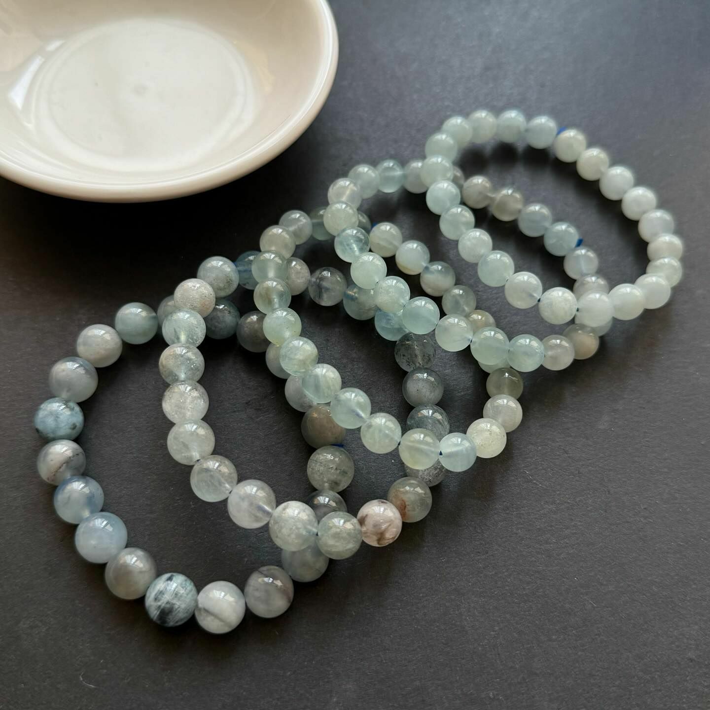 [原石] 海藍寶 水晶手串 等級普通