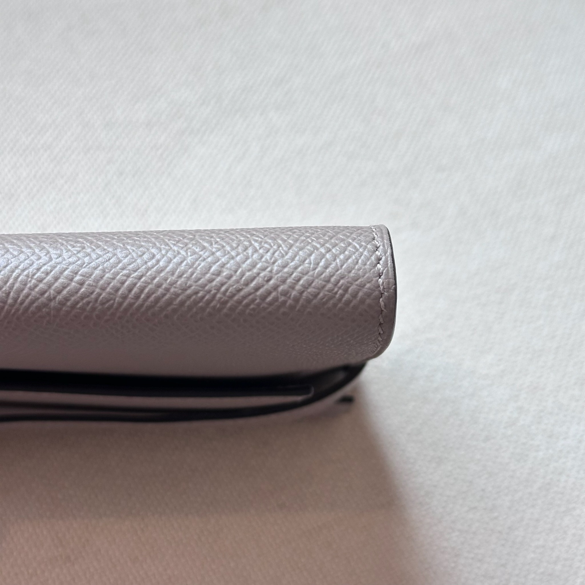 Hermes Epsom Kelly Short Wallet - Asphalt / Ghw