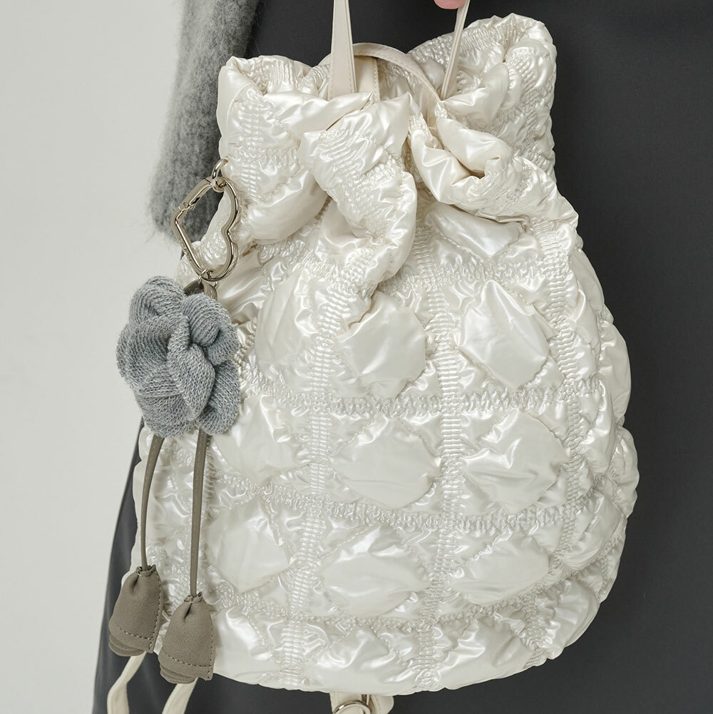 Carlyn Knit Flower Charm