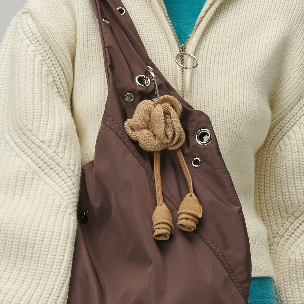 Carlyn Knit Flower Charm