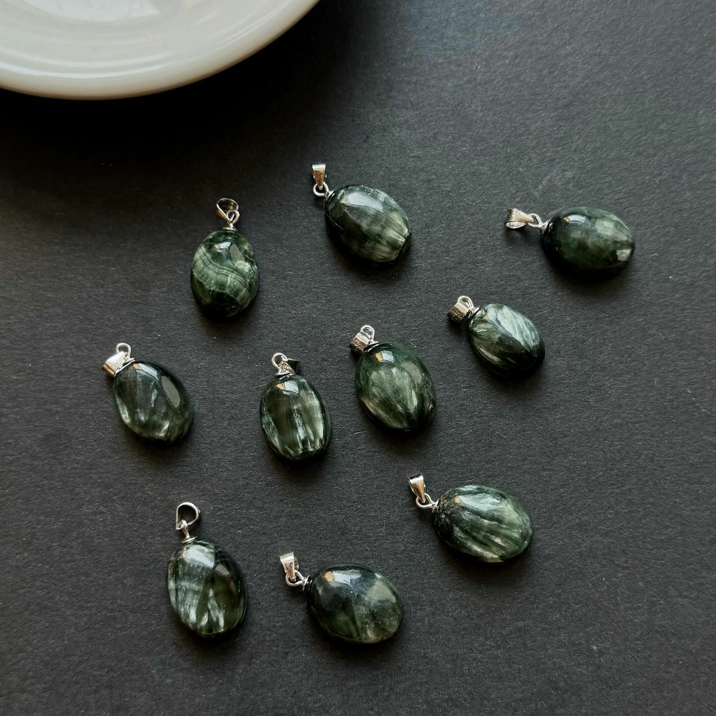 [原石] 綠龍晶 水晶項鍊吊墜