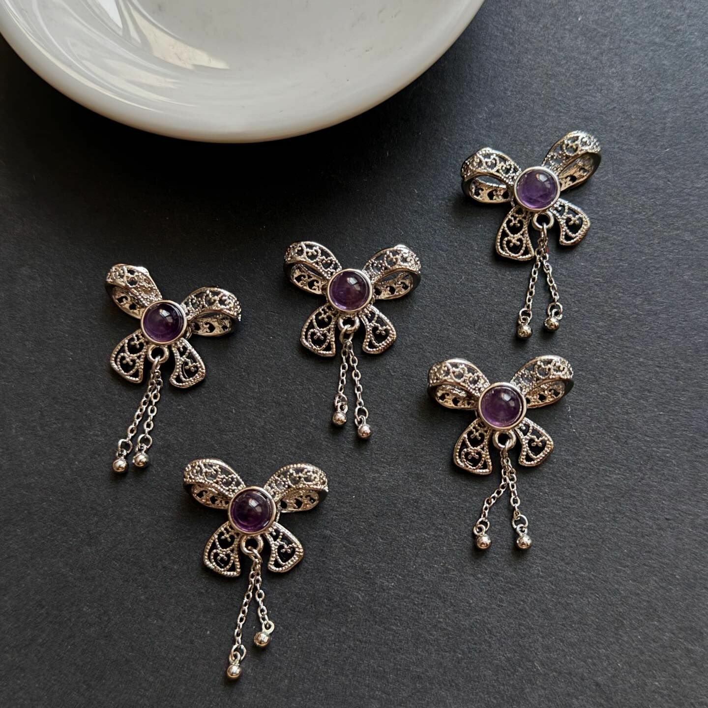 [原石] 紫晶 水晶串珠配件