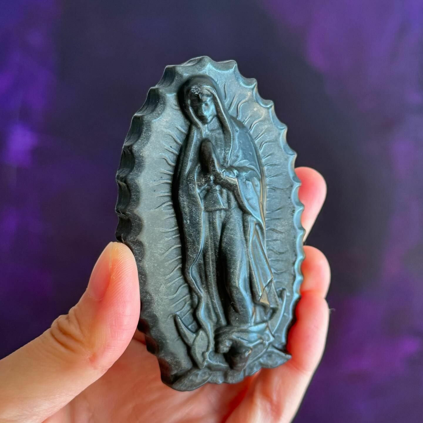 [原石] 銀曜石 聖母瑪麗亞