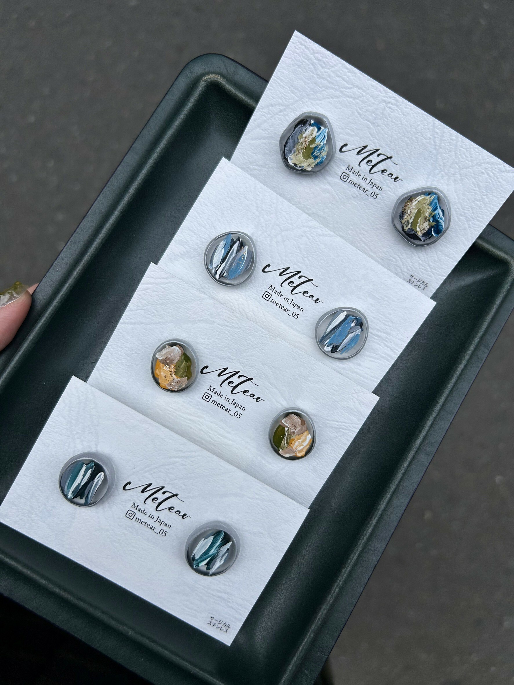 【metear】樹脂耳環 30S