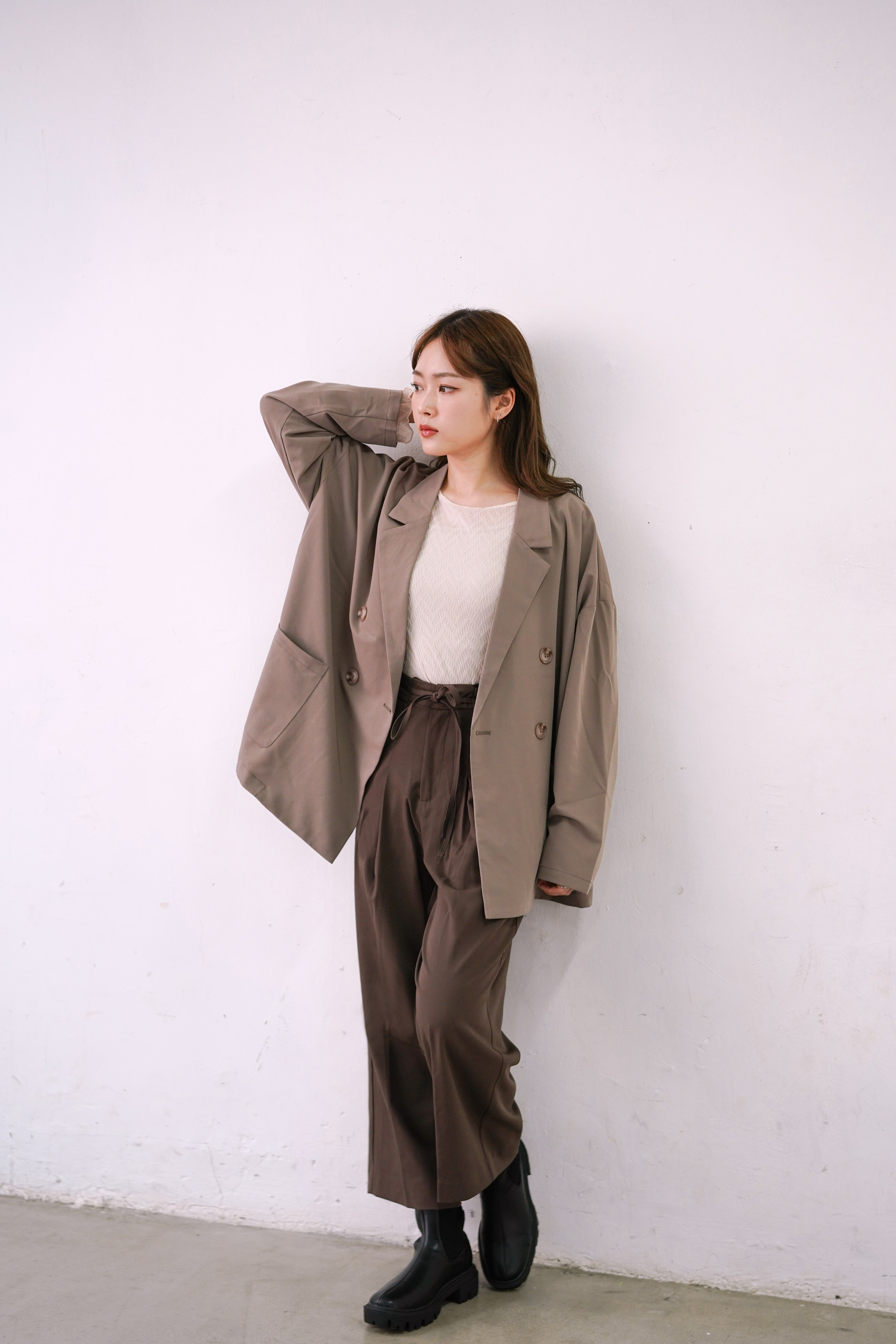 小個子綁蝴蝶西裝褲 - TR43342