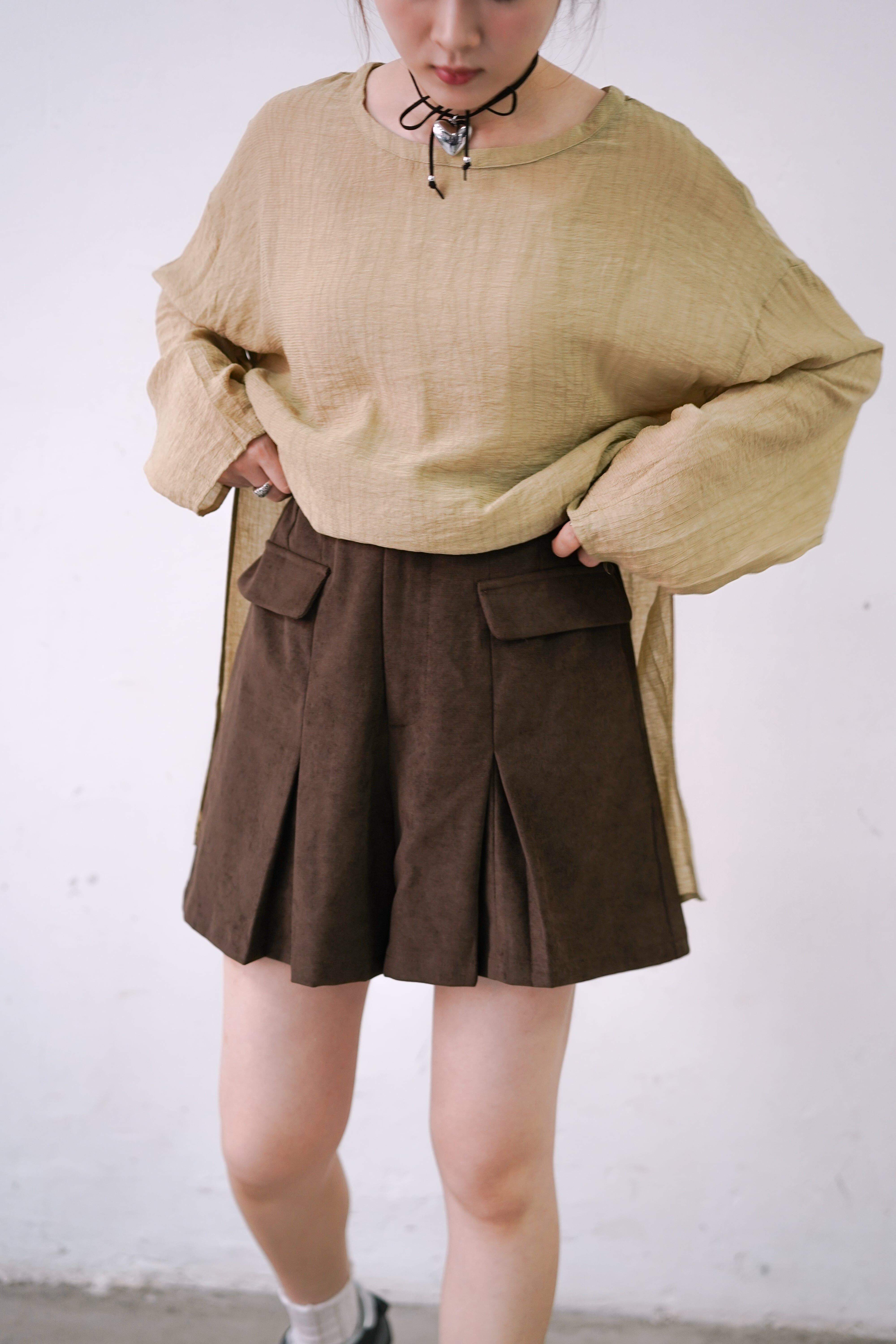 斜紋A字裙褲 ～ TR43337