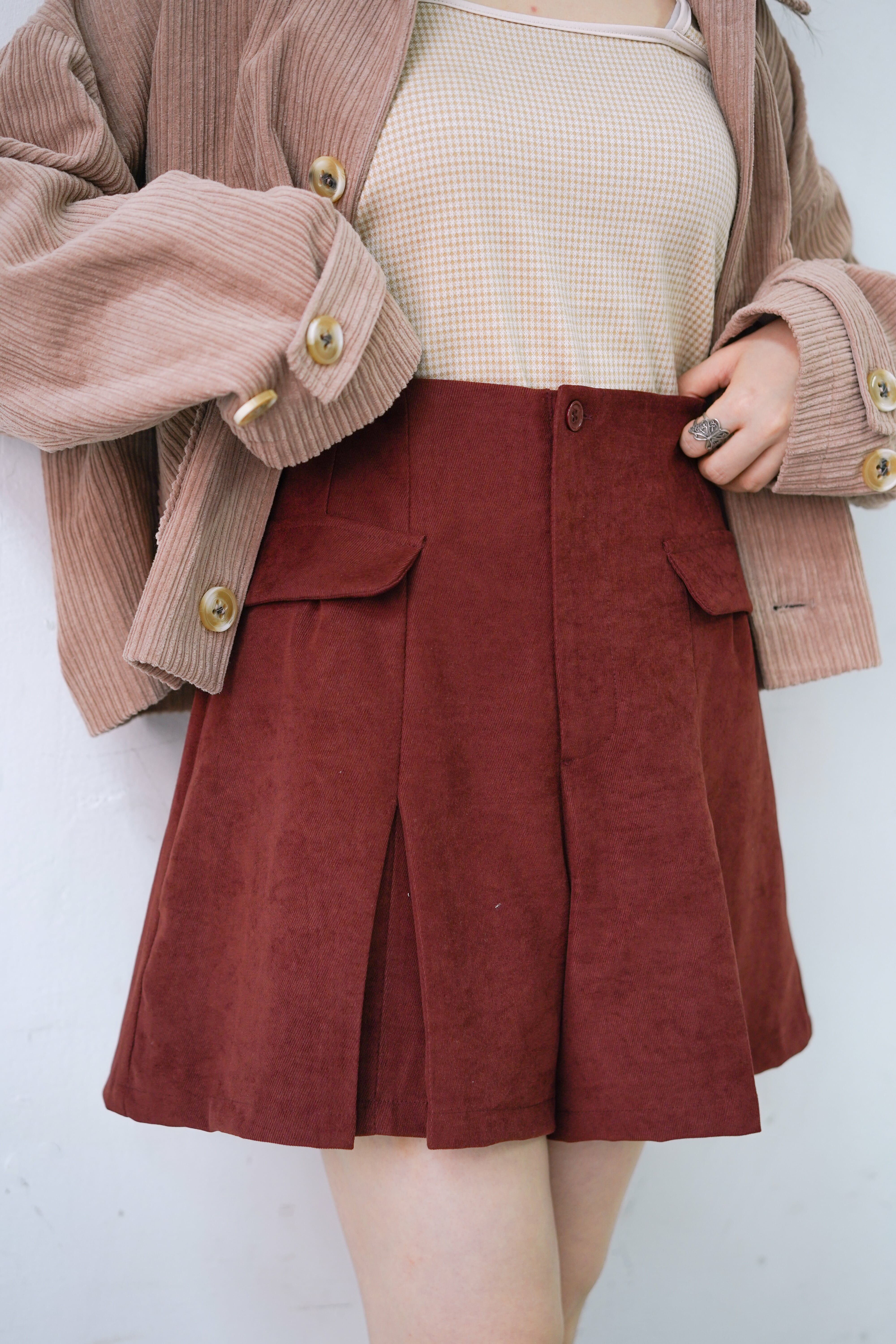 斜紋A字裙褲 ～ TR43337