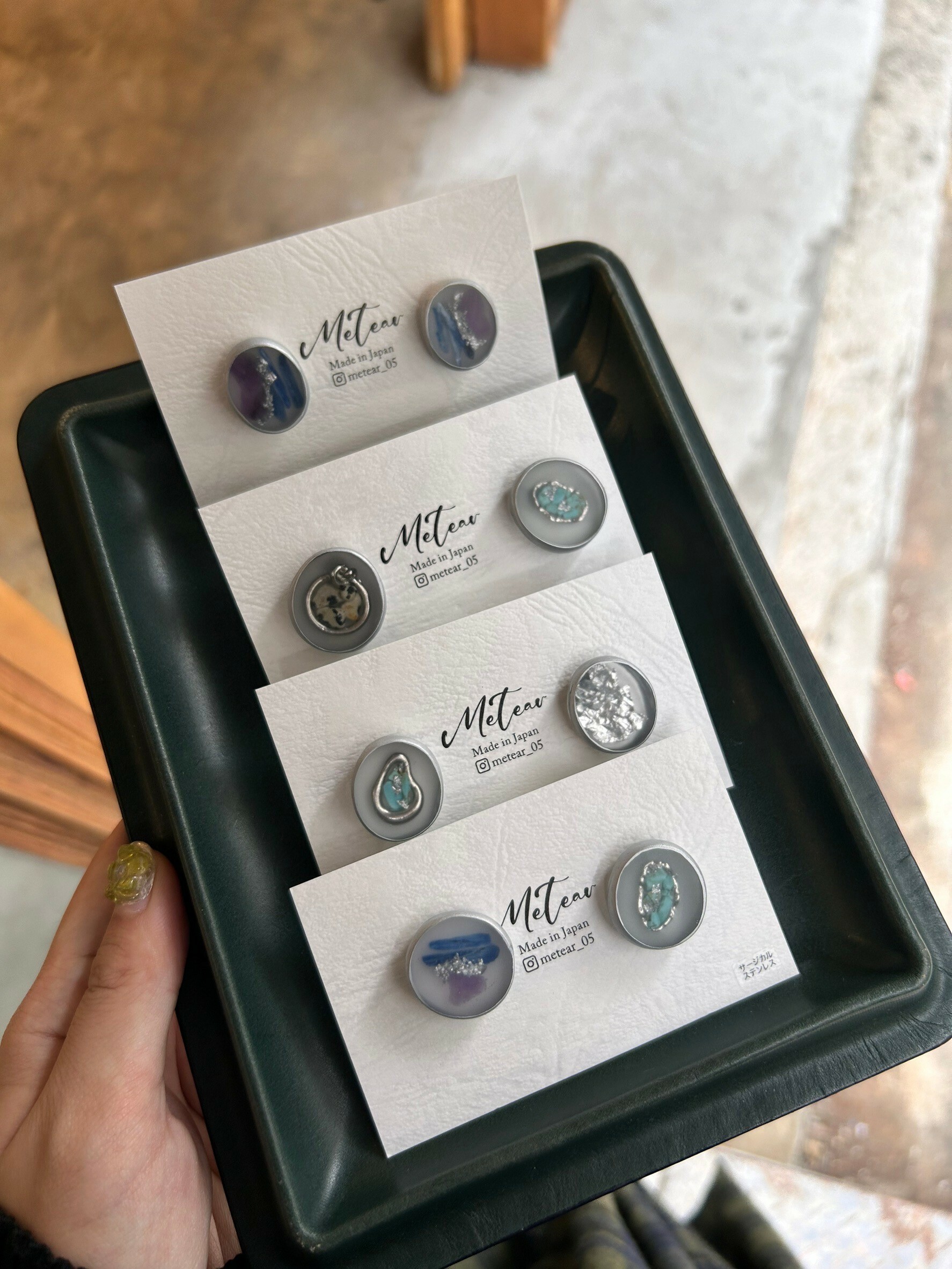 【metear】樹脂耳環 42SA