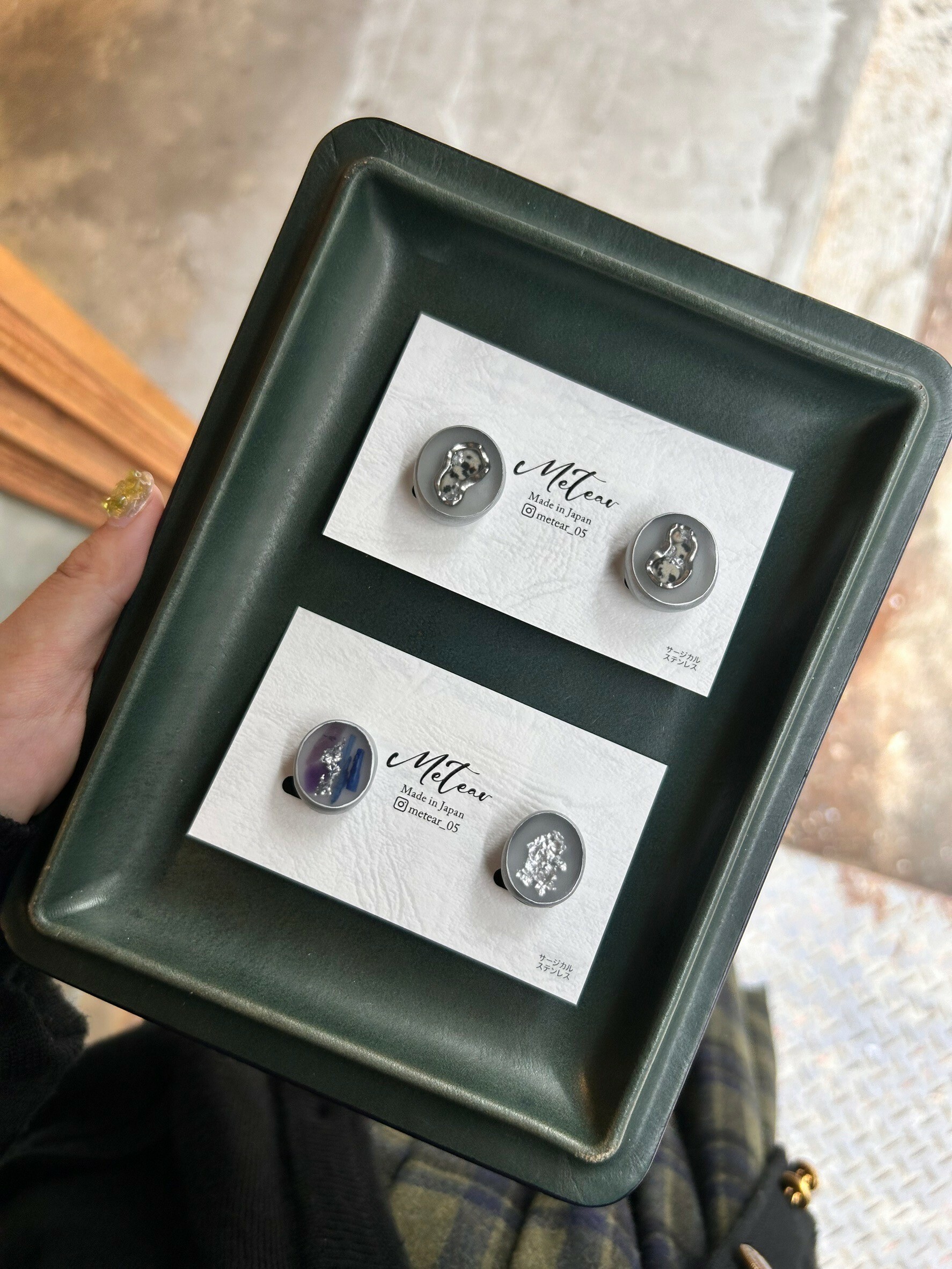 【metear】樹脂耳環 42SA