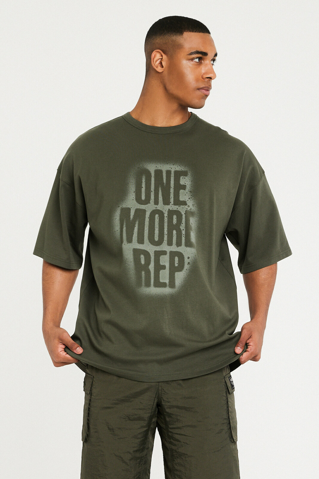 HDEX One More Rep Overfit Short Sleeve - KHAKI