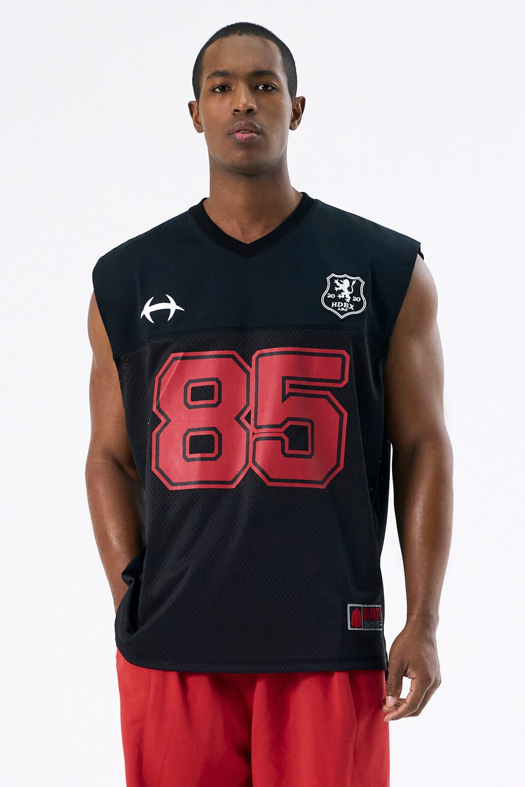 HDEX Mesh Football Sleeveless - BLACK