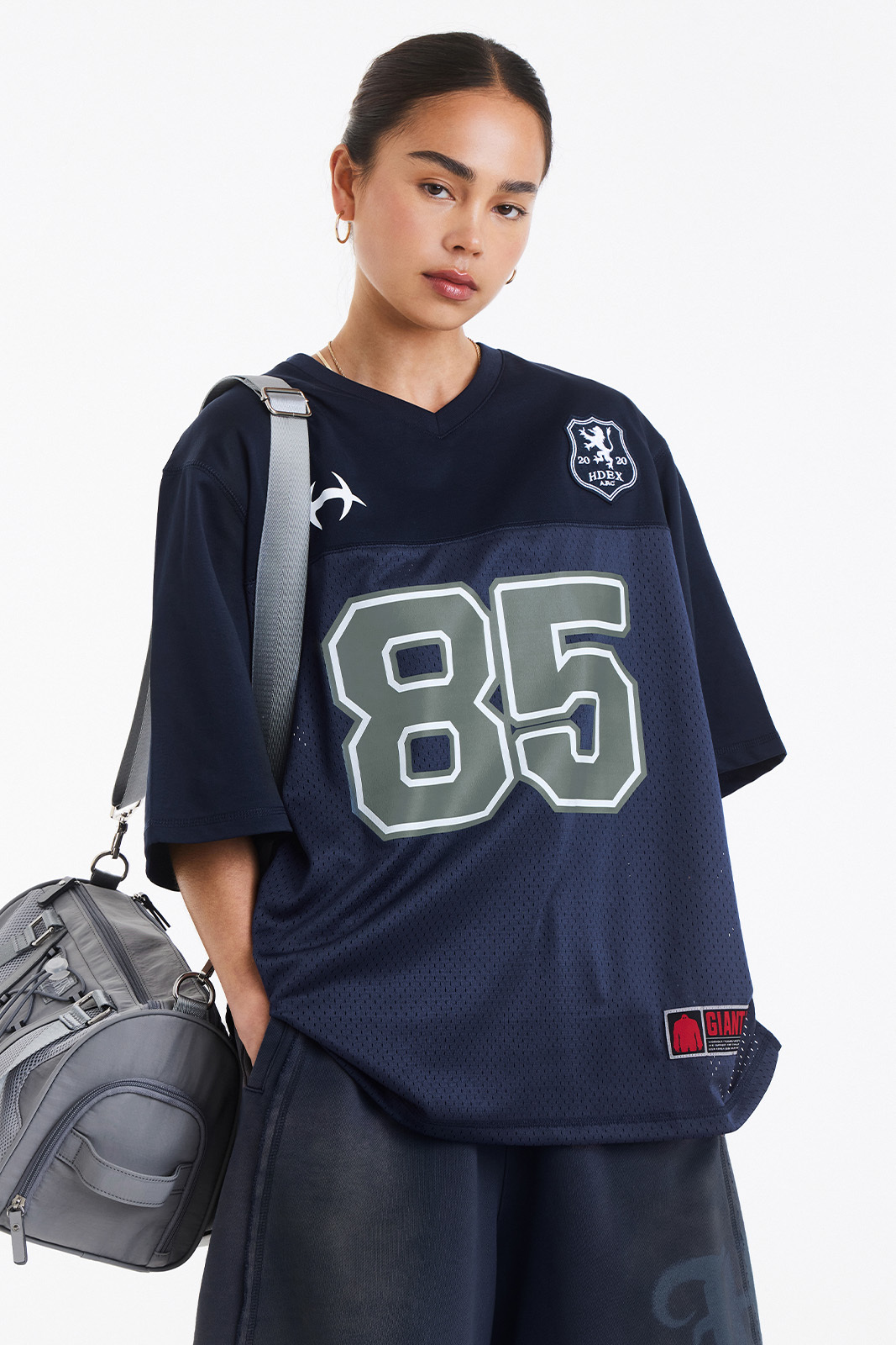 HDEX Rugby Jersey Mesh Short Sleeve - NAVY